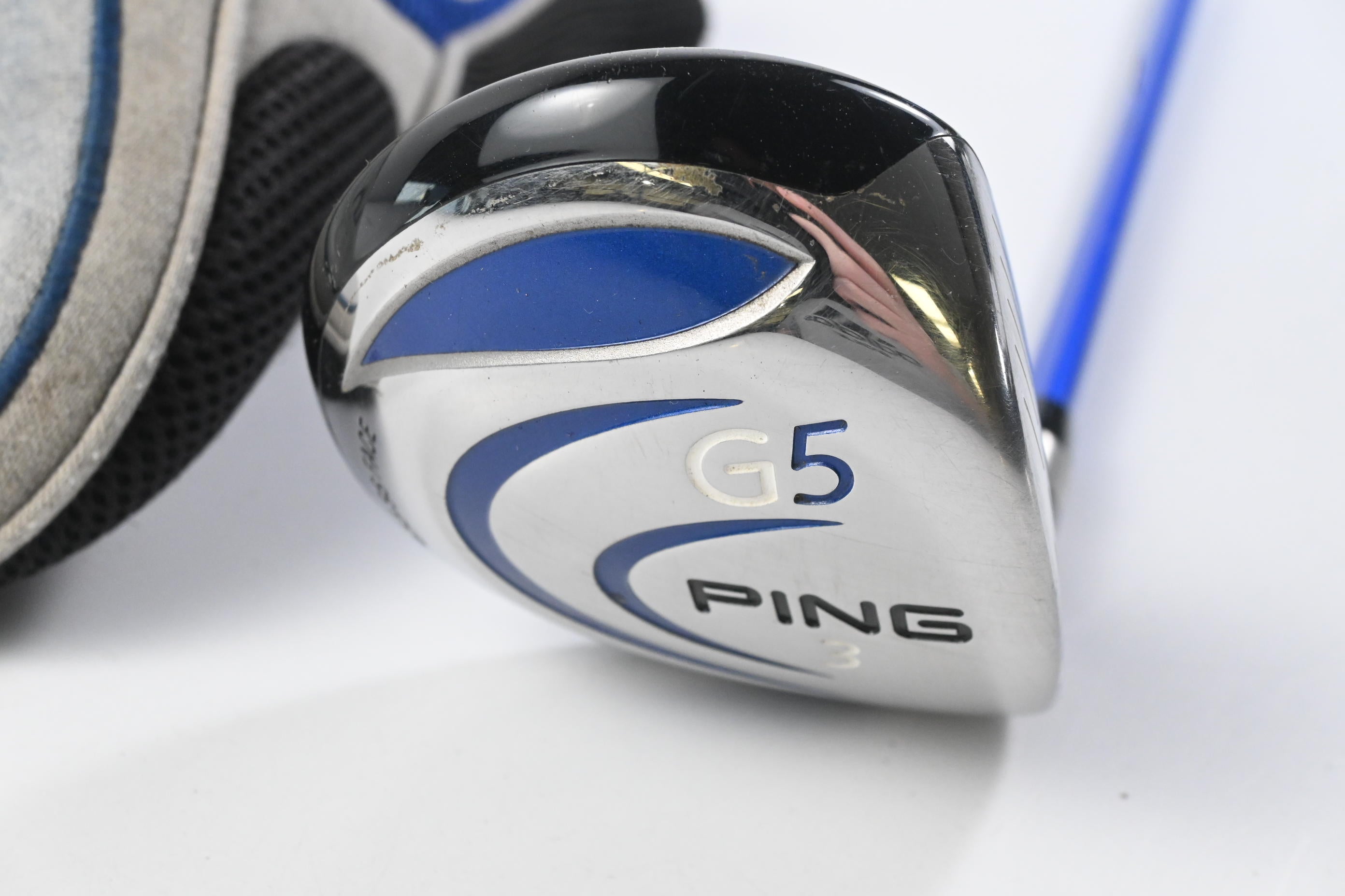 Ping G5 #3 Wood / 15 Degree / Stiff Flex Grafalloy ProLaunch Blue 75 Shaft