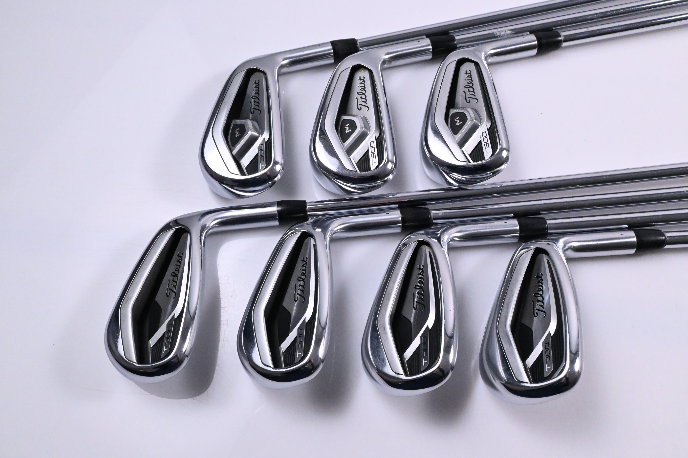 Titleist T300 2021 Irons / 5-PW+48° / Regular Flex AMT Black R300 Shafts