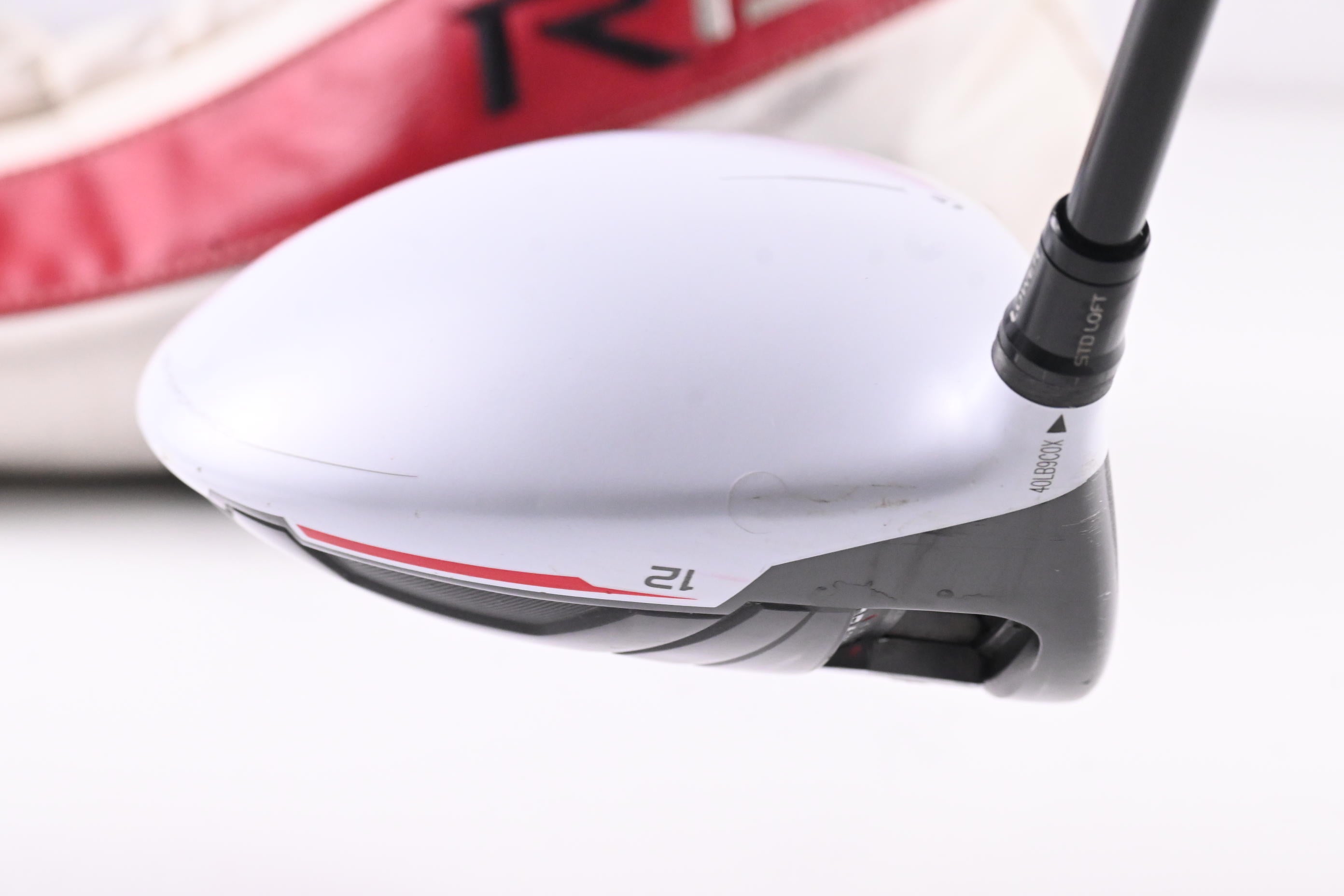 Left Hand Taylormade R15 Driver / 12 Degree / Stiff Flex Fujikura Ventus Red 5