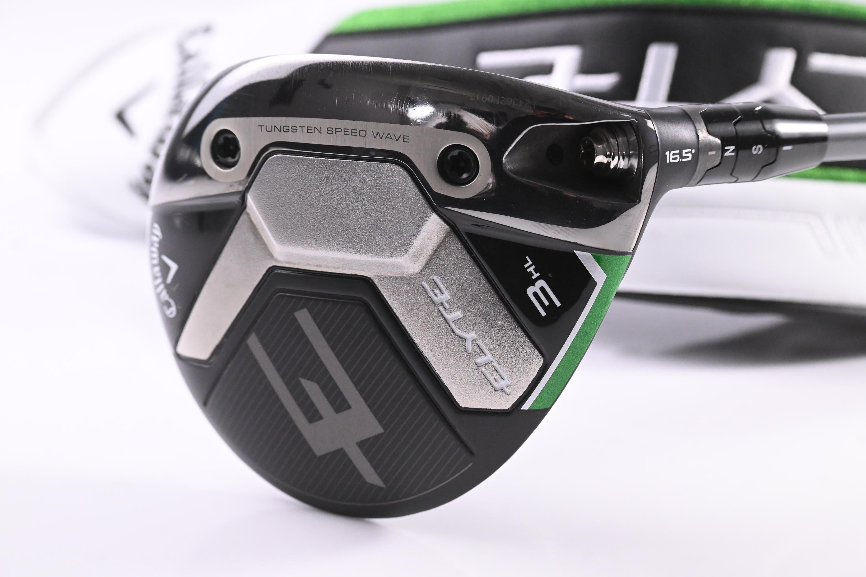 Callaway Elyte #3HL Wood / 16.5 Degree / Stiff Flex Denali Charcoal 60 Shaft