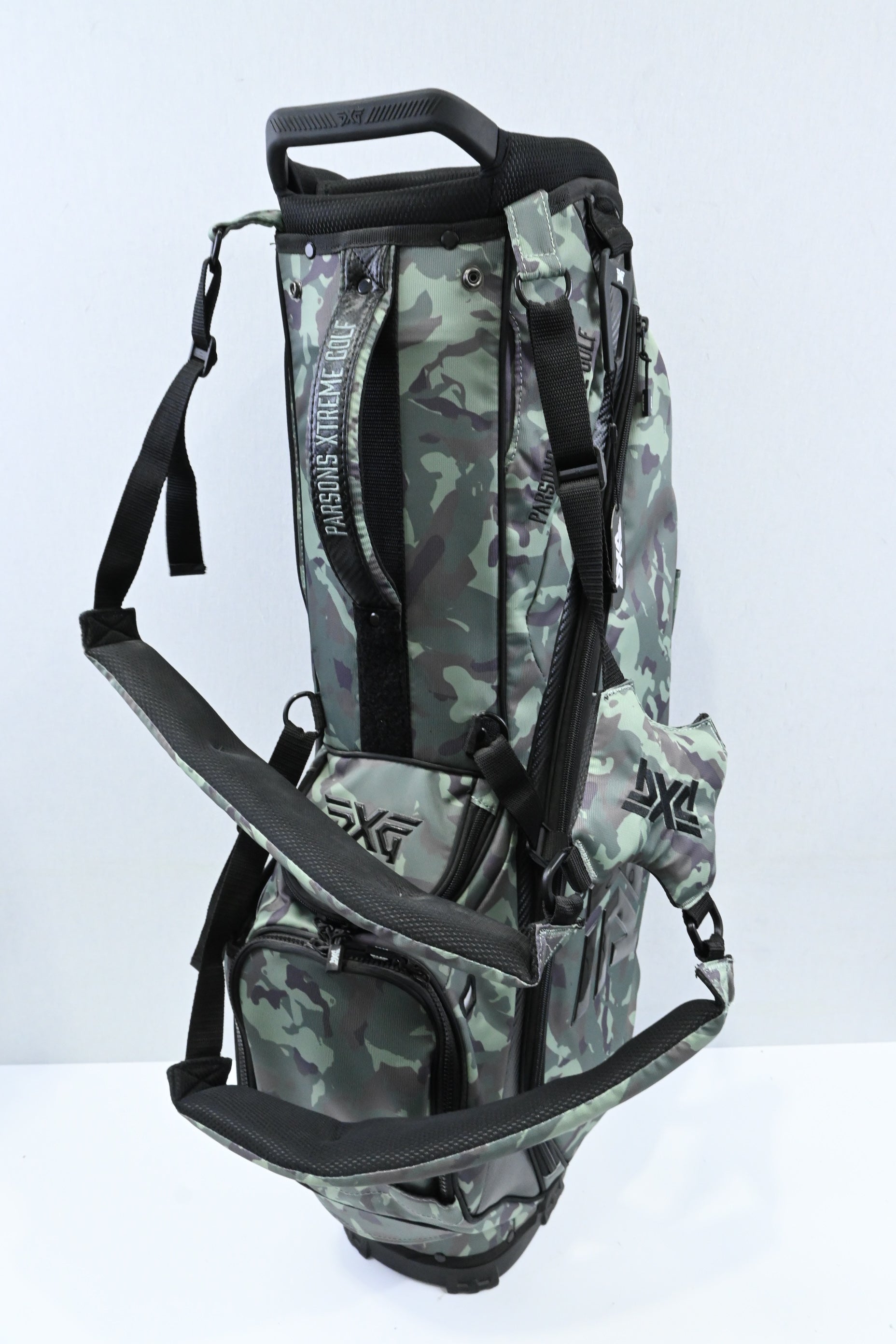 PXG Parsons Xtreme Stand Bag / 4-Way Divider / Camo, Black