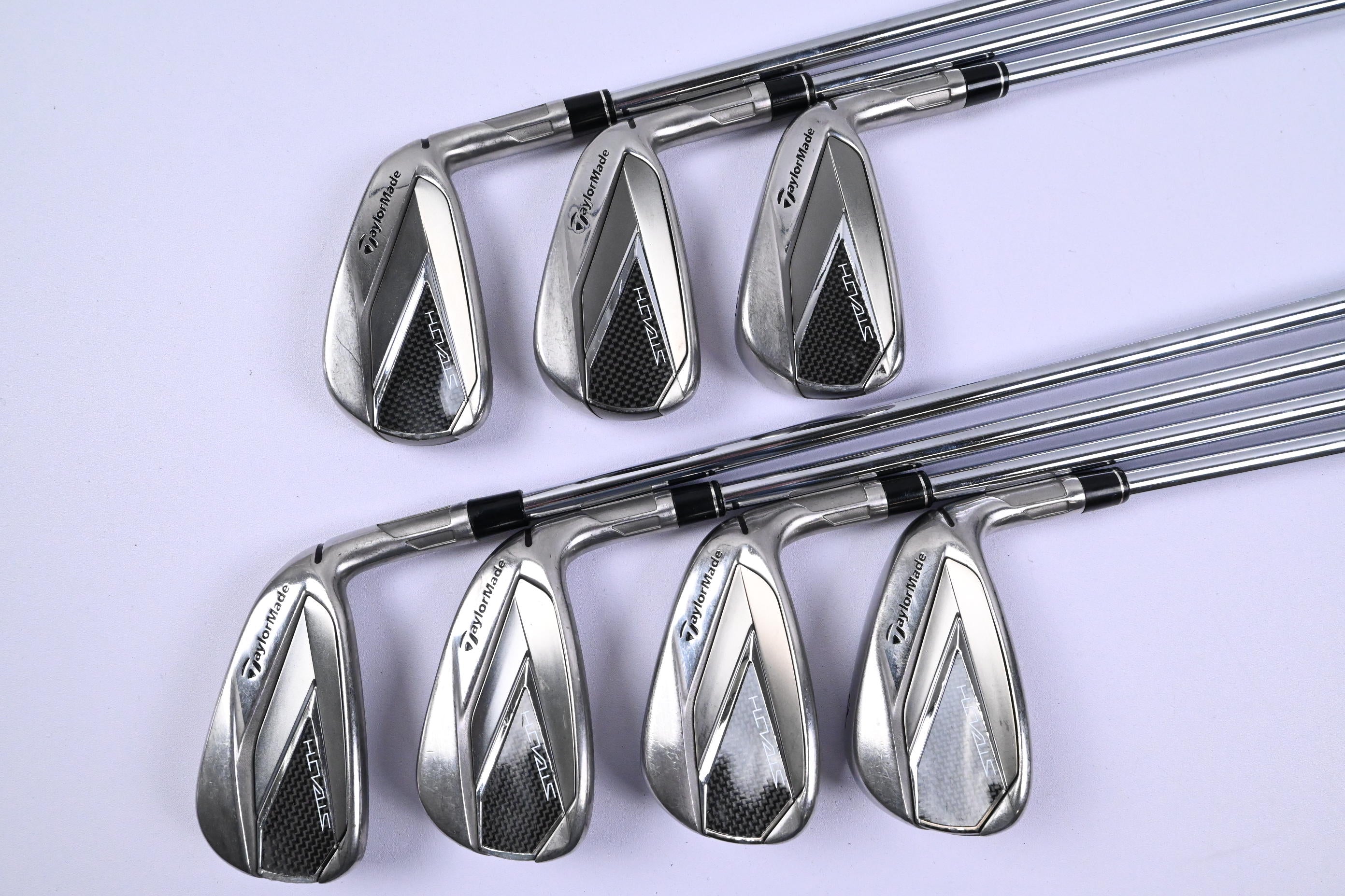 Taylormade Stealth Irons / 4-PW / Stiff Flex KBS Max MT 85 Shafts