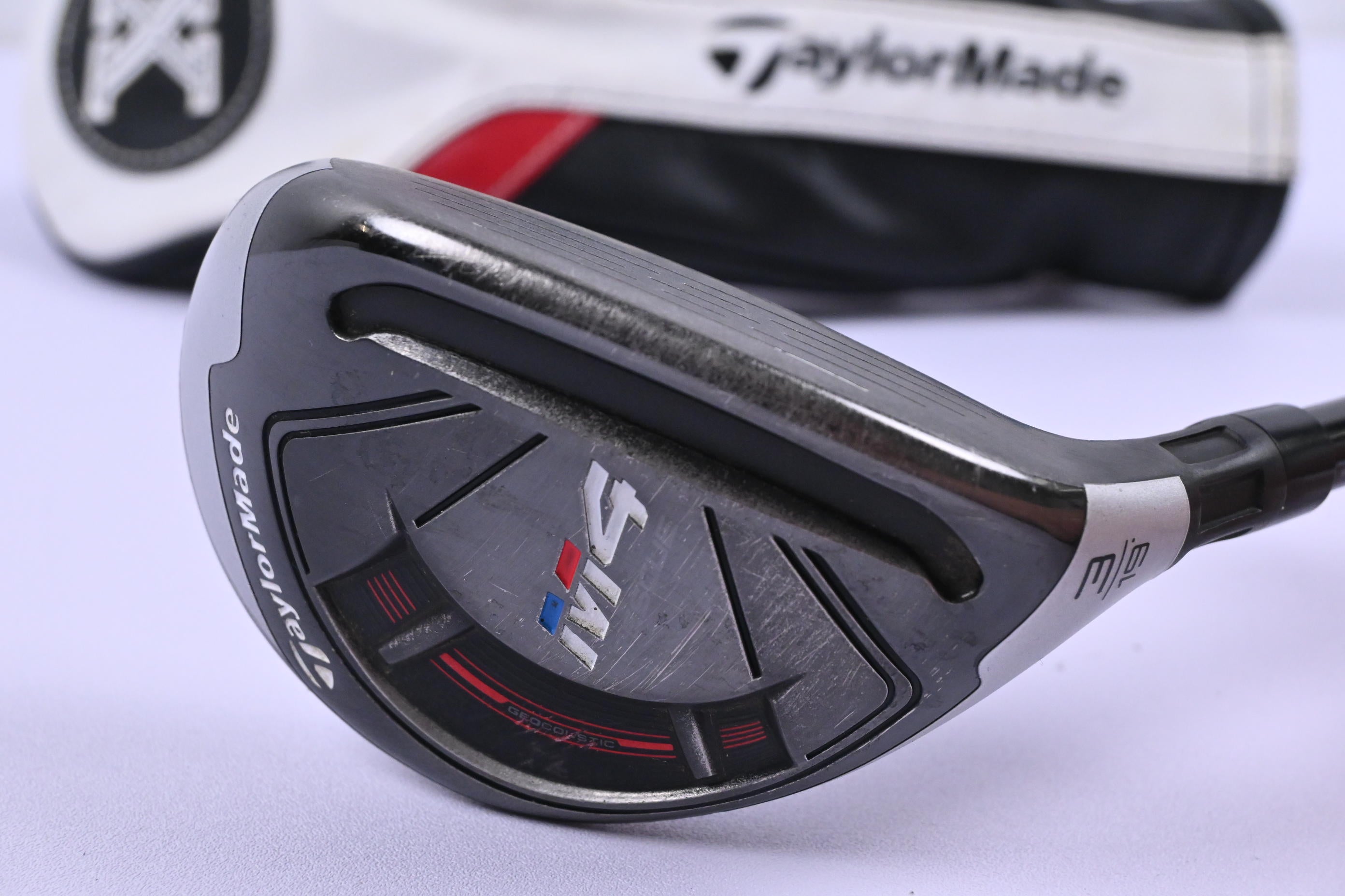Taylormade M4 #3 Hybrid / 19 Degree / Stiff Flex Fujikura Atmos Red 7 Shaft