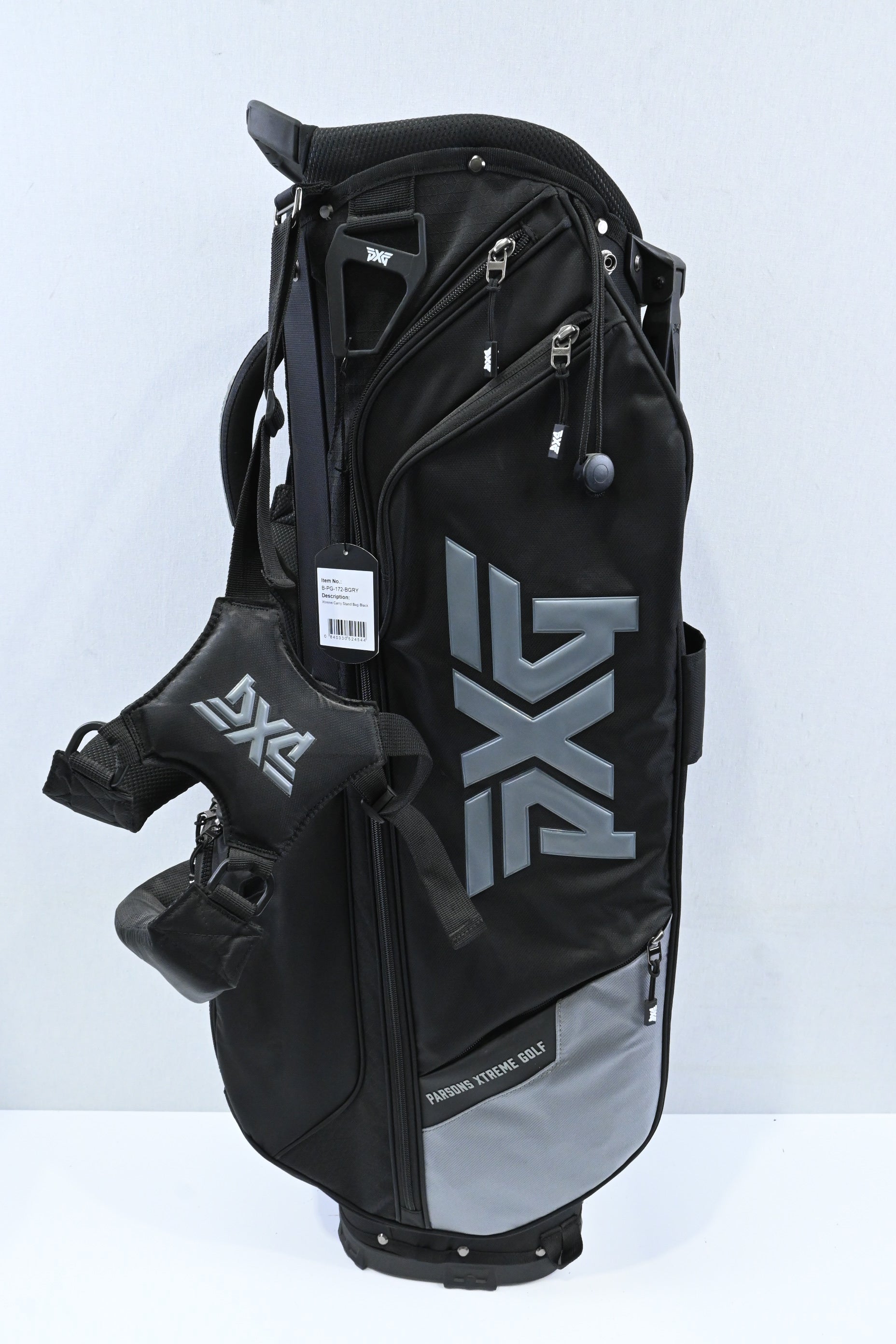 PXG Parsons Xtreme Stand Bag / 4-Way Divider / Black, Grey