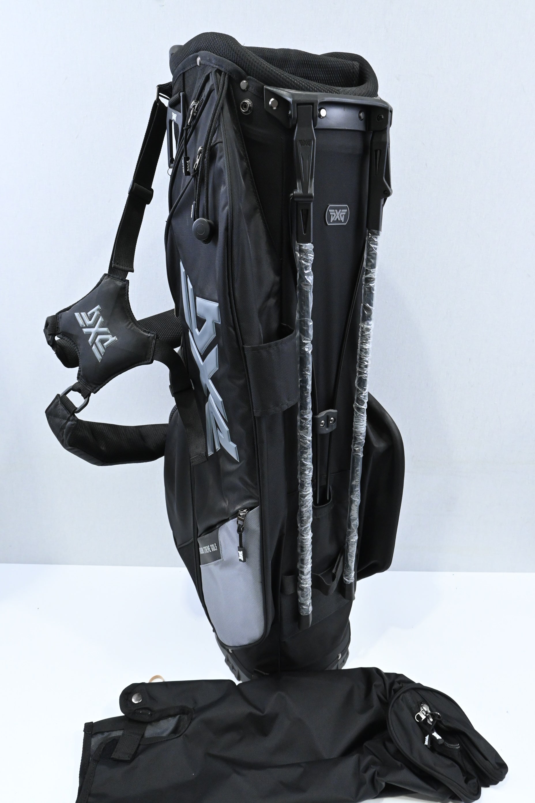 PXG Parsons Xtreme Stand Bag / 4-Way Divider / Black, Grey