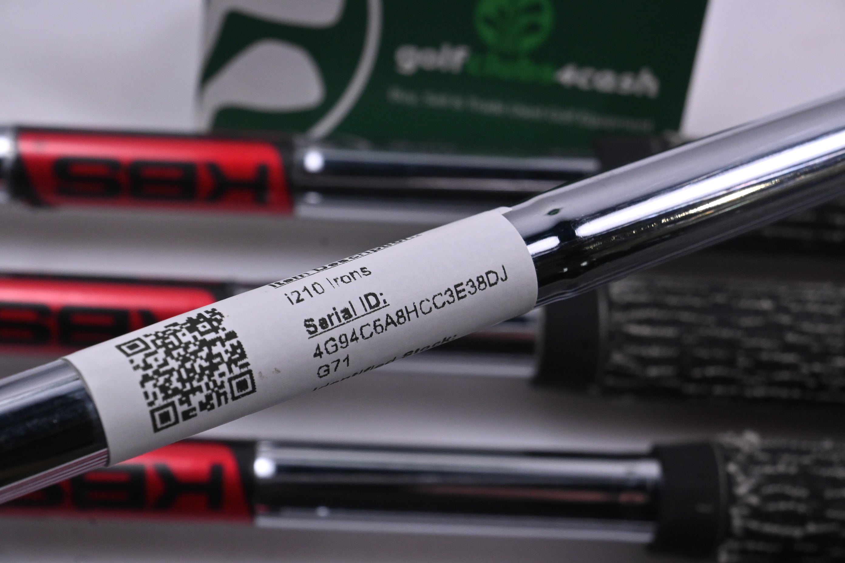 Ping i210 Irons / 3-PW+GW / Orange Dot / X-Flex KBS Tour 130 Shafts