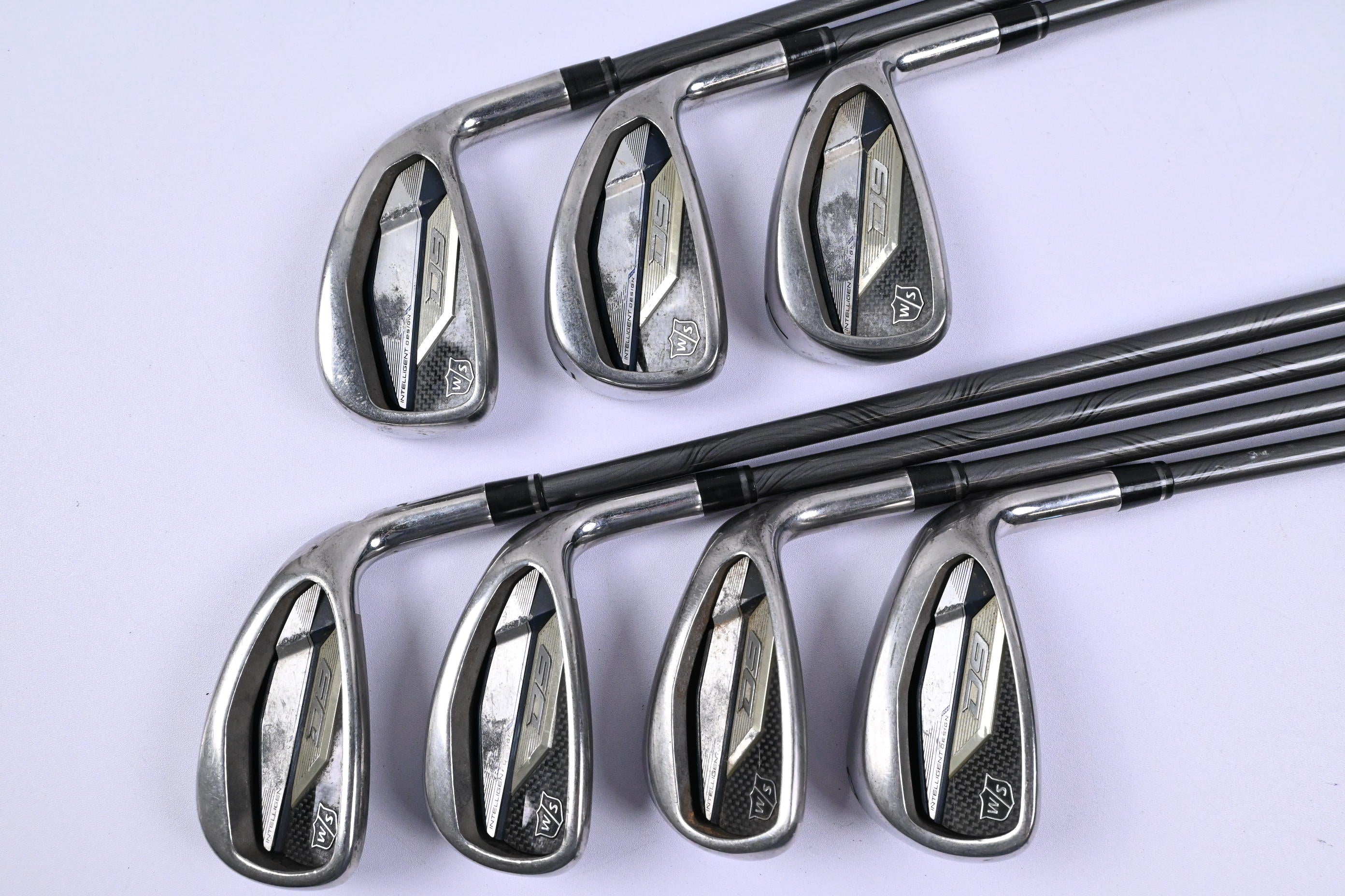 Wilson D9 Irons / 5-PW+GW / Senior Flex Evenflow 55G Shafts