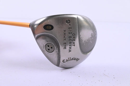 Left Hand Callaway Great Big Bertha Hawk Eye Driver / 9 Degree / Regular Flex