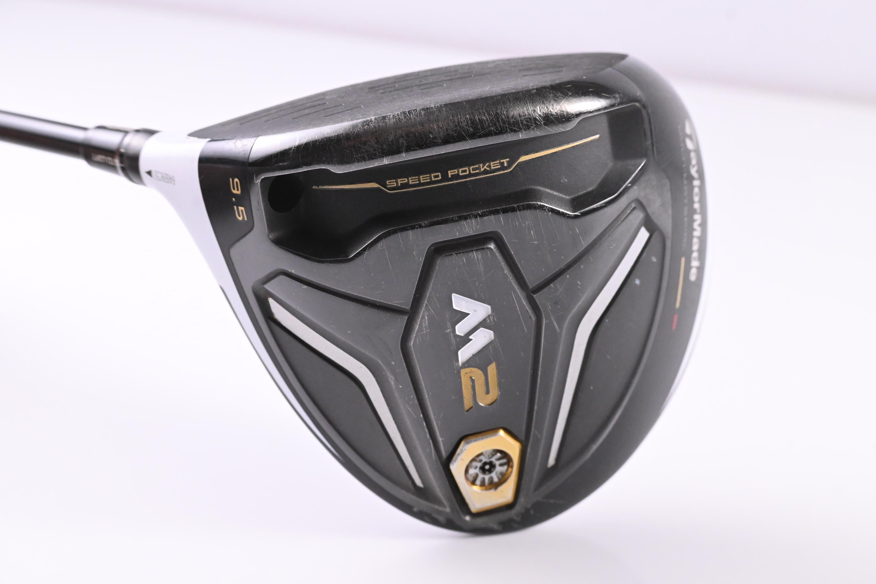 Left Hand Taylormade M2 2016 Driver / 9.5 Degree / Stiff Flex HZRDUS RDX Smoke