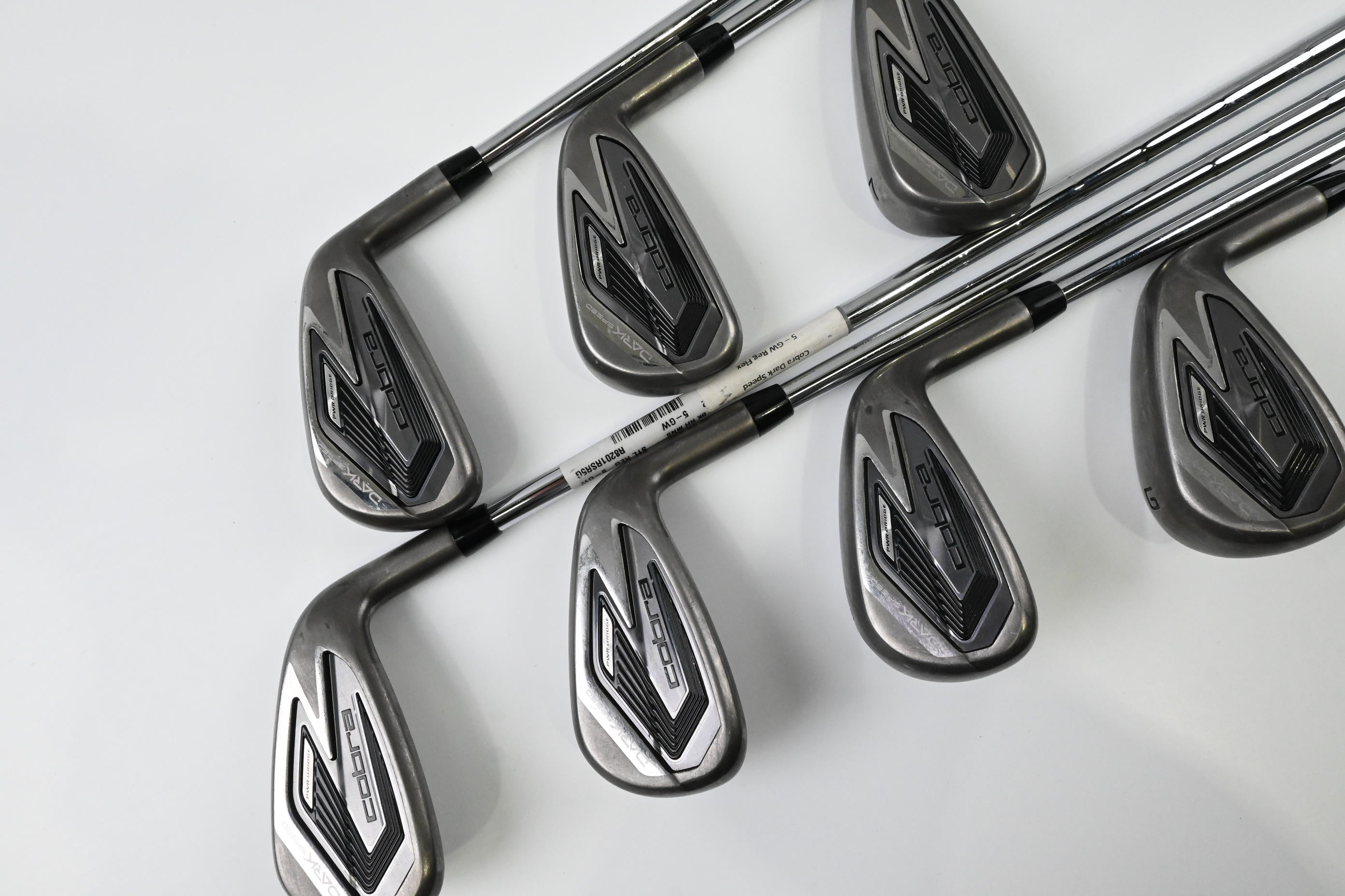 Cobra Darkspeed Irons / 5-PW+GW / Regular Flex KBS Tour Lite Shafts