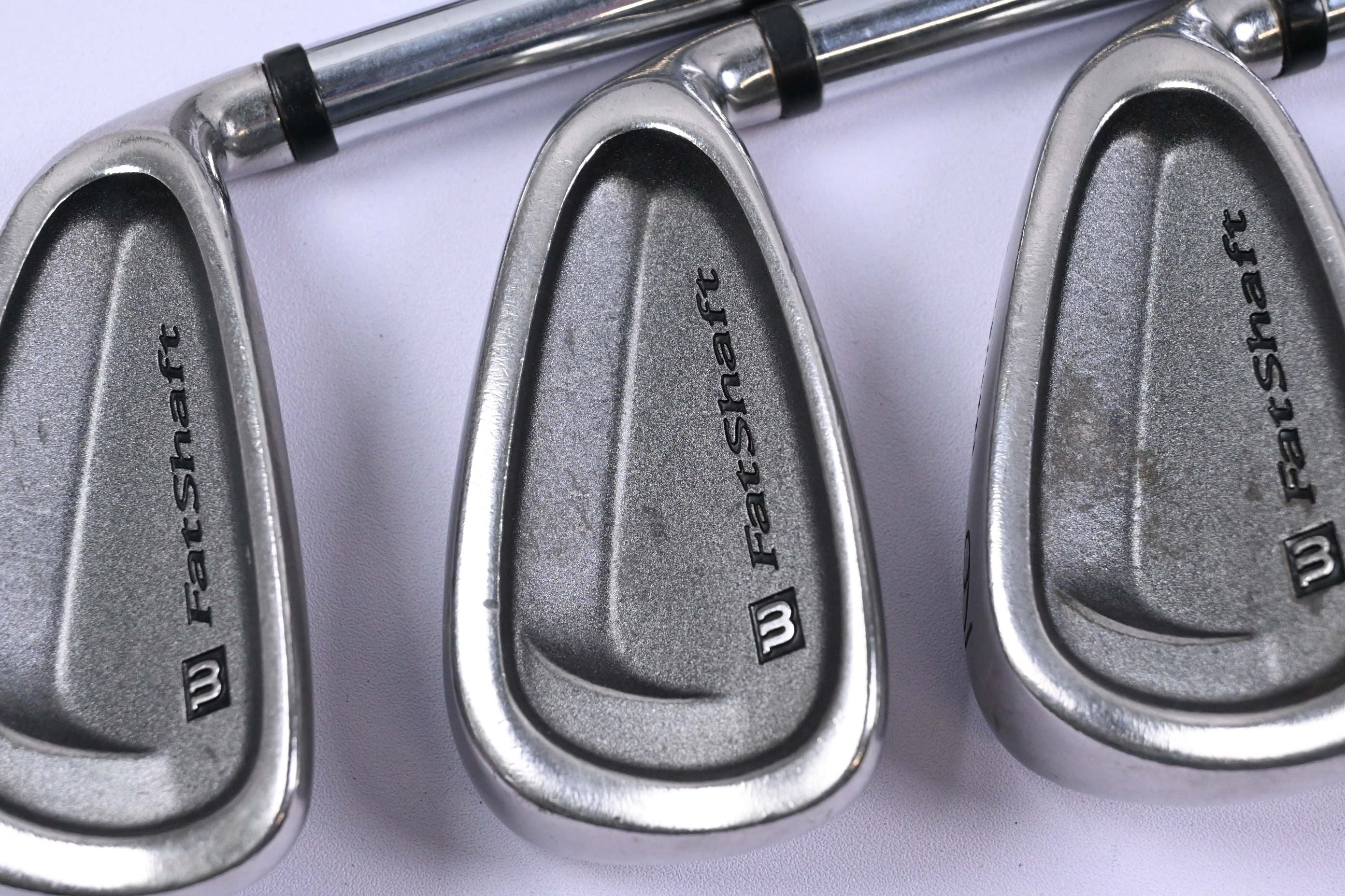 Wilson Fat Shaft Irons / 3-SW / Stiff Flex Fat Shaft Platinum Shafts