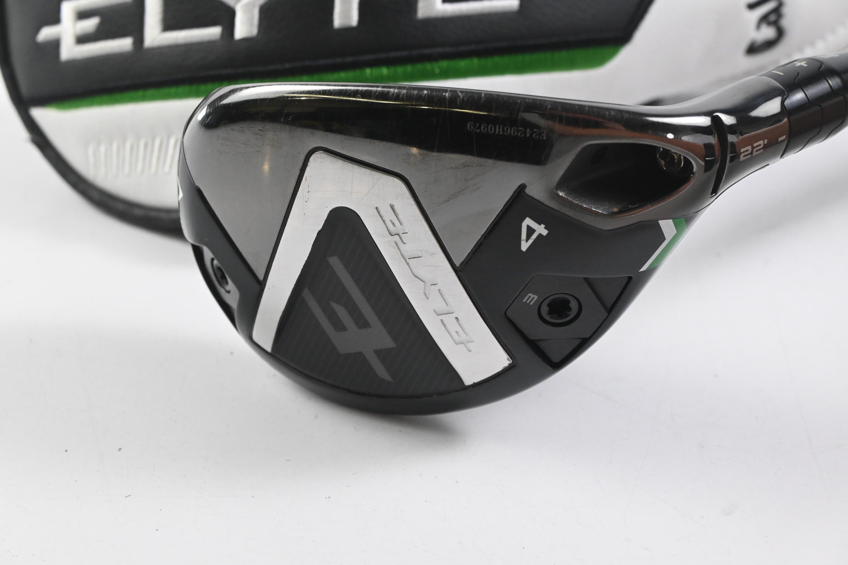 Callaway Elyte #4 Hybrid / 22 Degree / Stiff Flex Denali Charcoal 70 Shaft