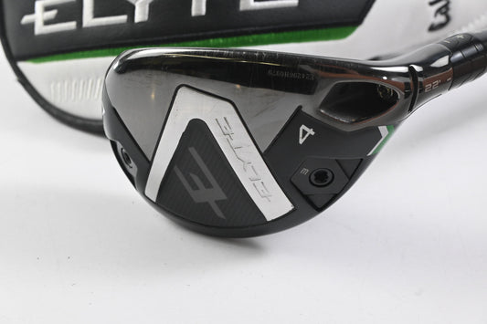 Callaway Elyte #4 Hybrid / 22 Degree / Stiff Flex Denali Charcoal 70 Shaft