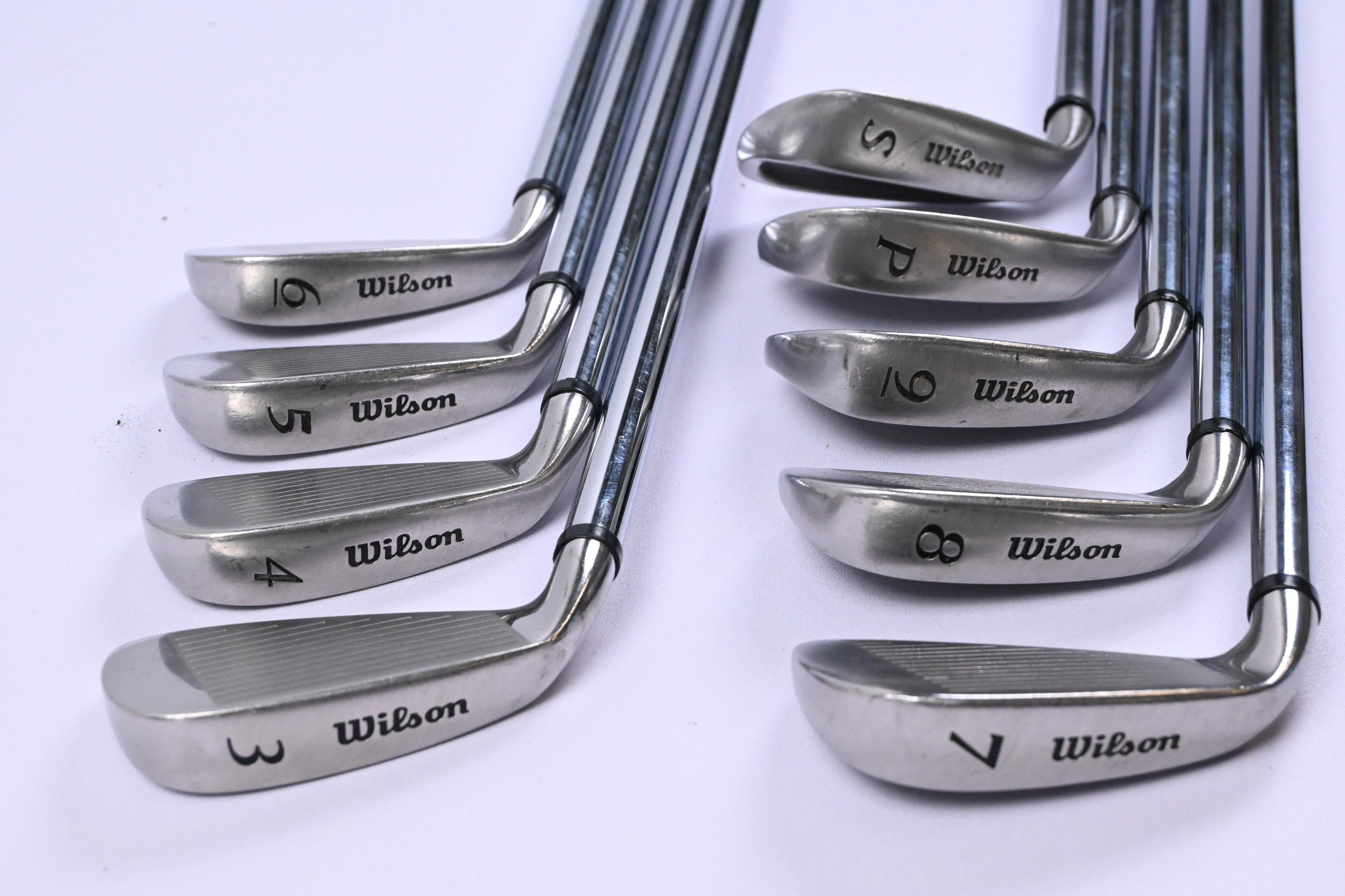 Wilson Fat Shaft Irons / 3-SW / Stiff Flex Fat Shaft Platinum Shafts