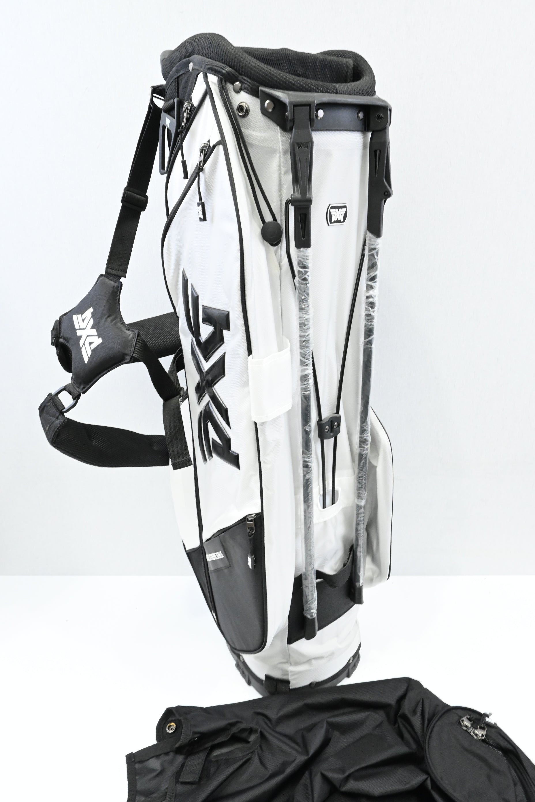PXG Parsons Xtreme Stand Bag / 4-Way Divider / White, Black