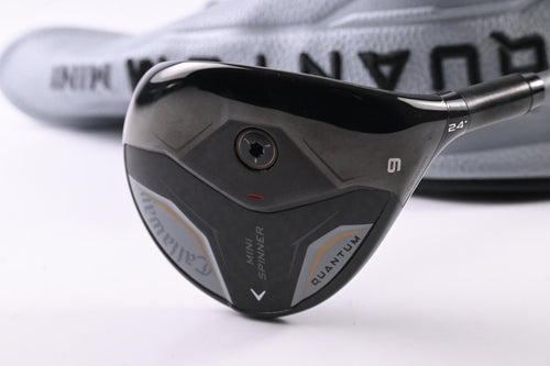 Callaway Quantum Max #9 Wood / 24 Degree / Regular Flex Denali Frost Silver 60
