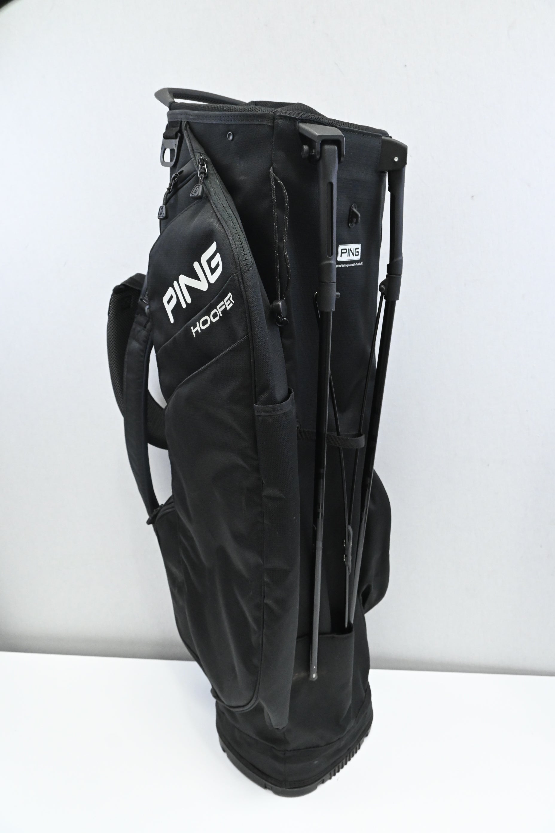 Ping Hoofer Stand Bag / 5-Way / Black, White