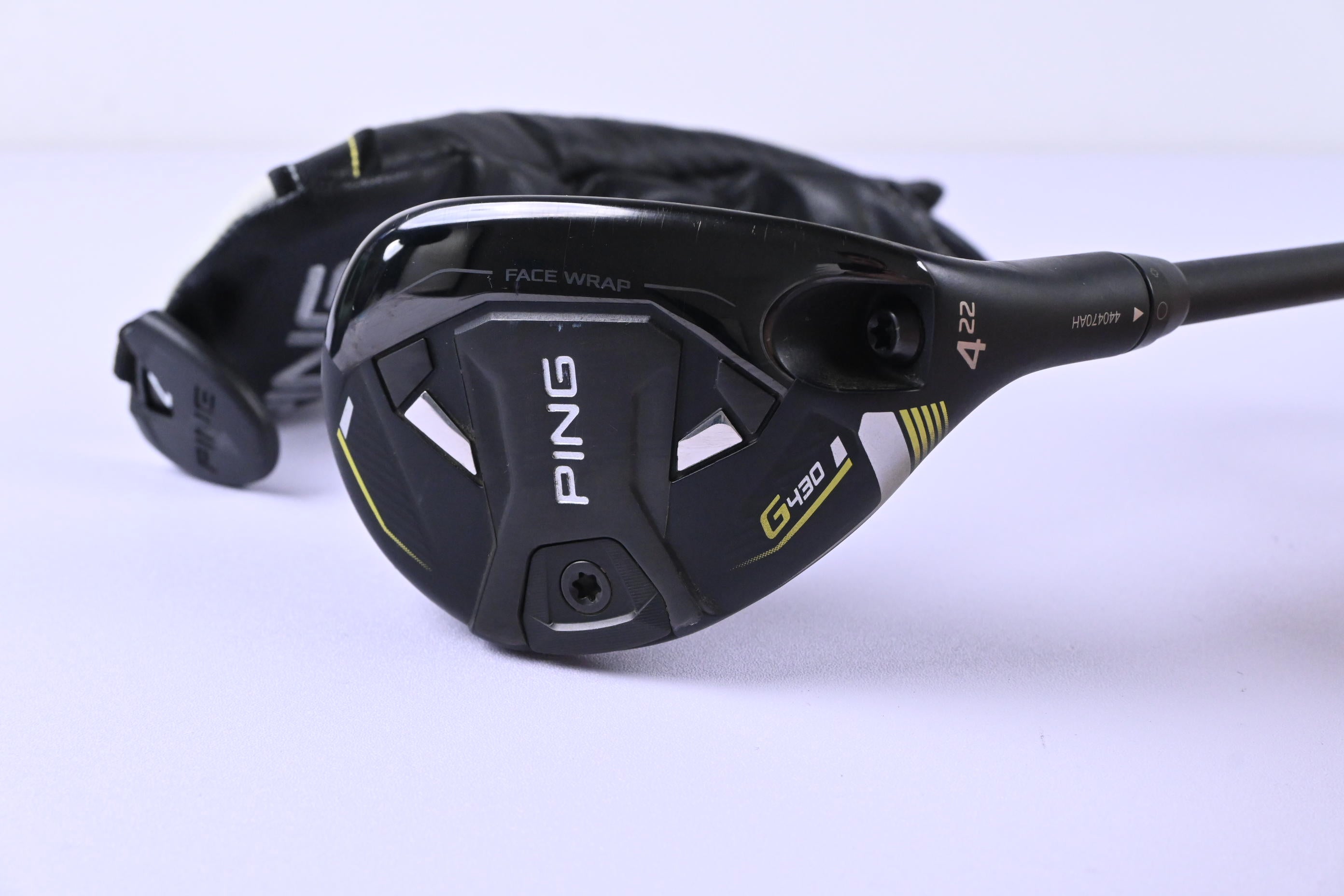 Ping G430 #4 Hybrid / 22 Degree / Regular Flex Ping Alta CB Black 70 Shaft