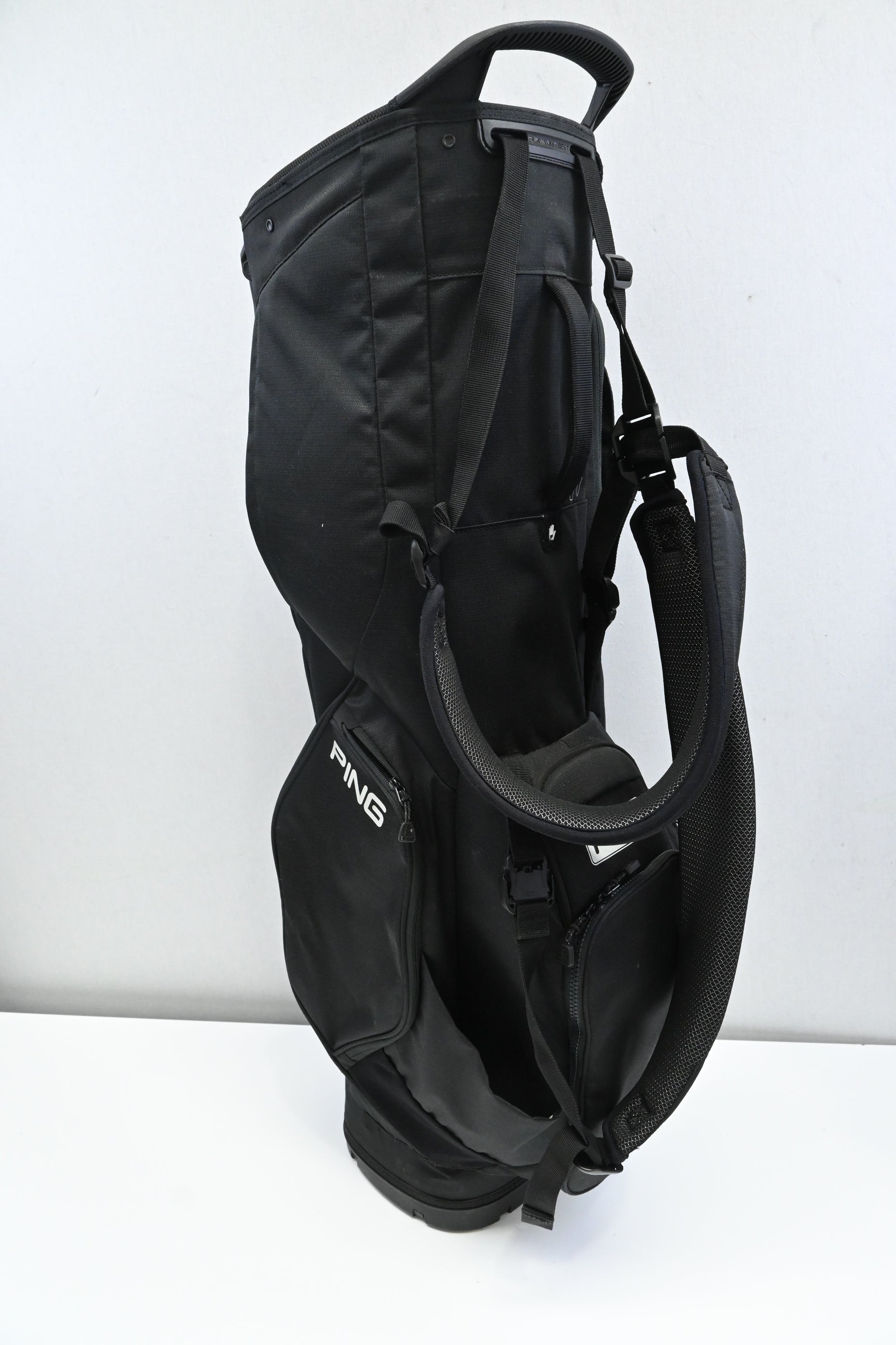 Ping Hoofer Stand Bag / 5-Way / Black, White