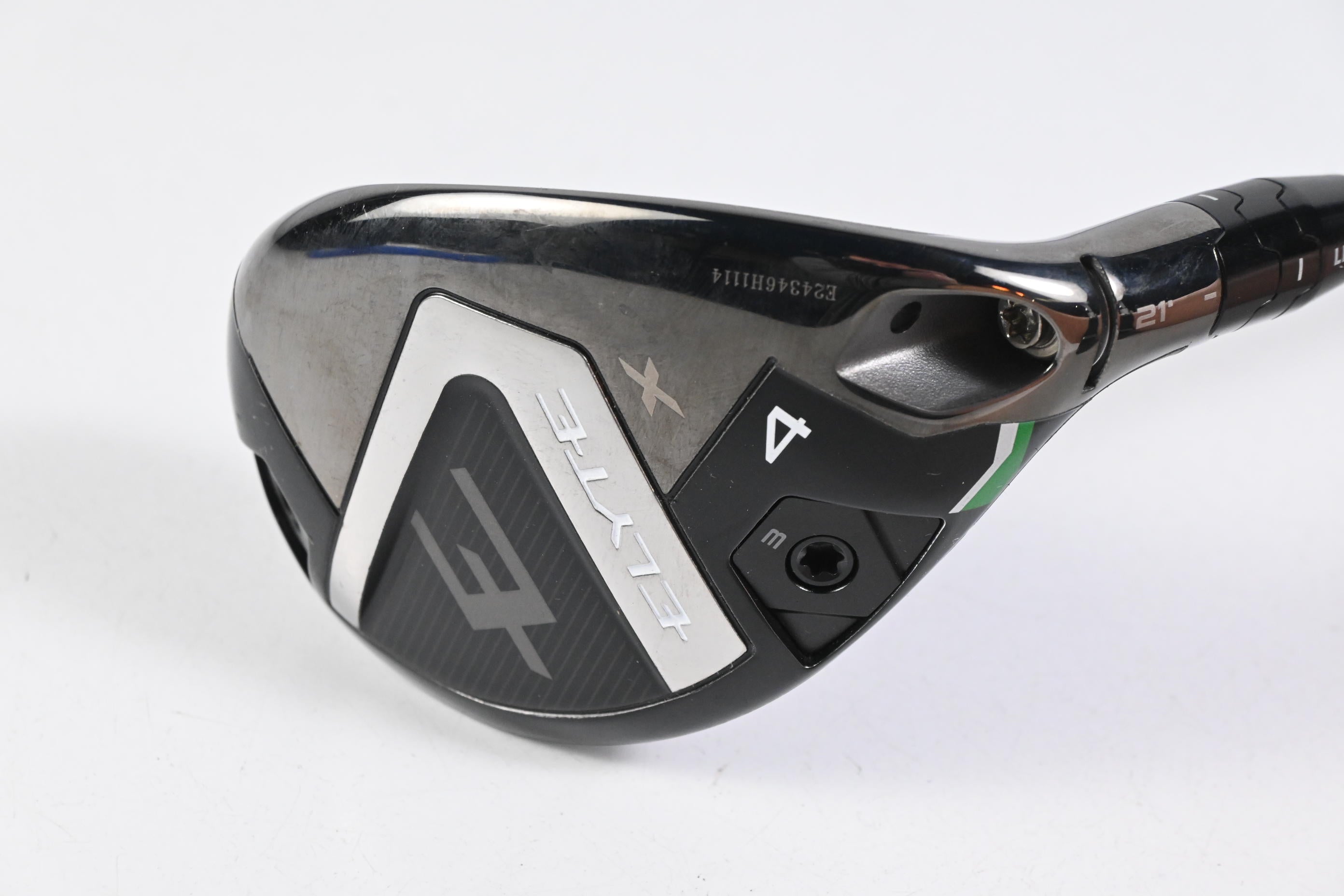 Callaway Elyte X #4 Hybrid / 21 Degree / Regular Flex Denali Charcoal 60 Shaft