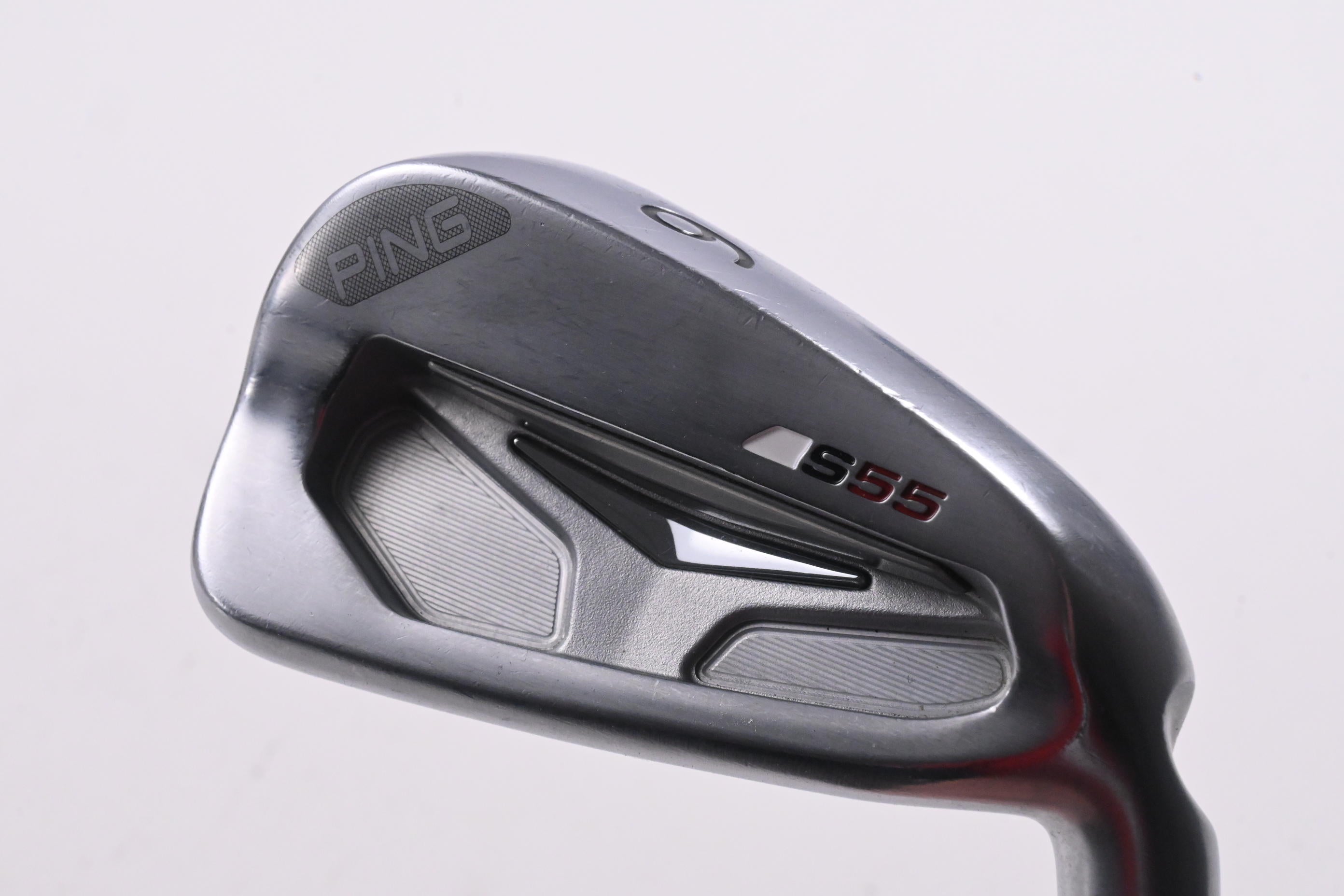 Ping S55 #6 Iron / Green Dot / X-Flex KBS Tour C-Taper 130 Shafts