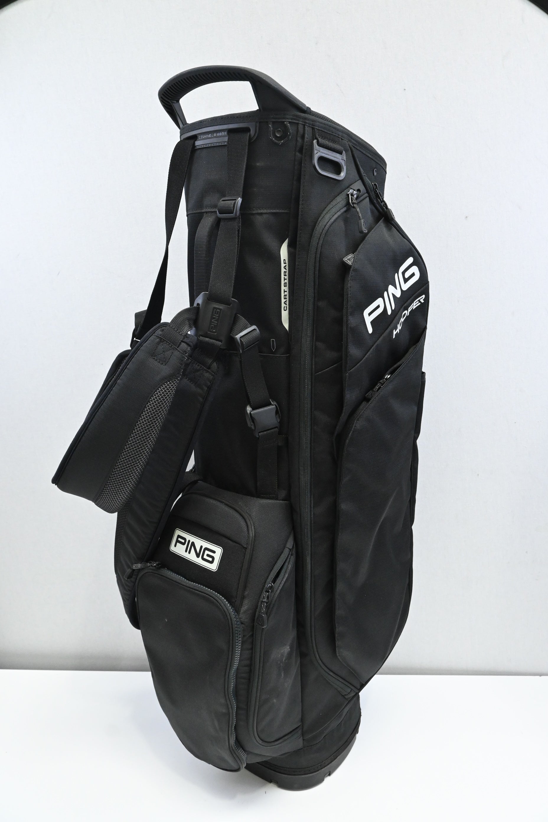 Ping Hoofer Stand Bag / 5-Way / Black, White