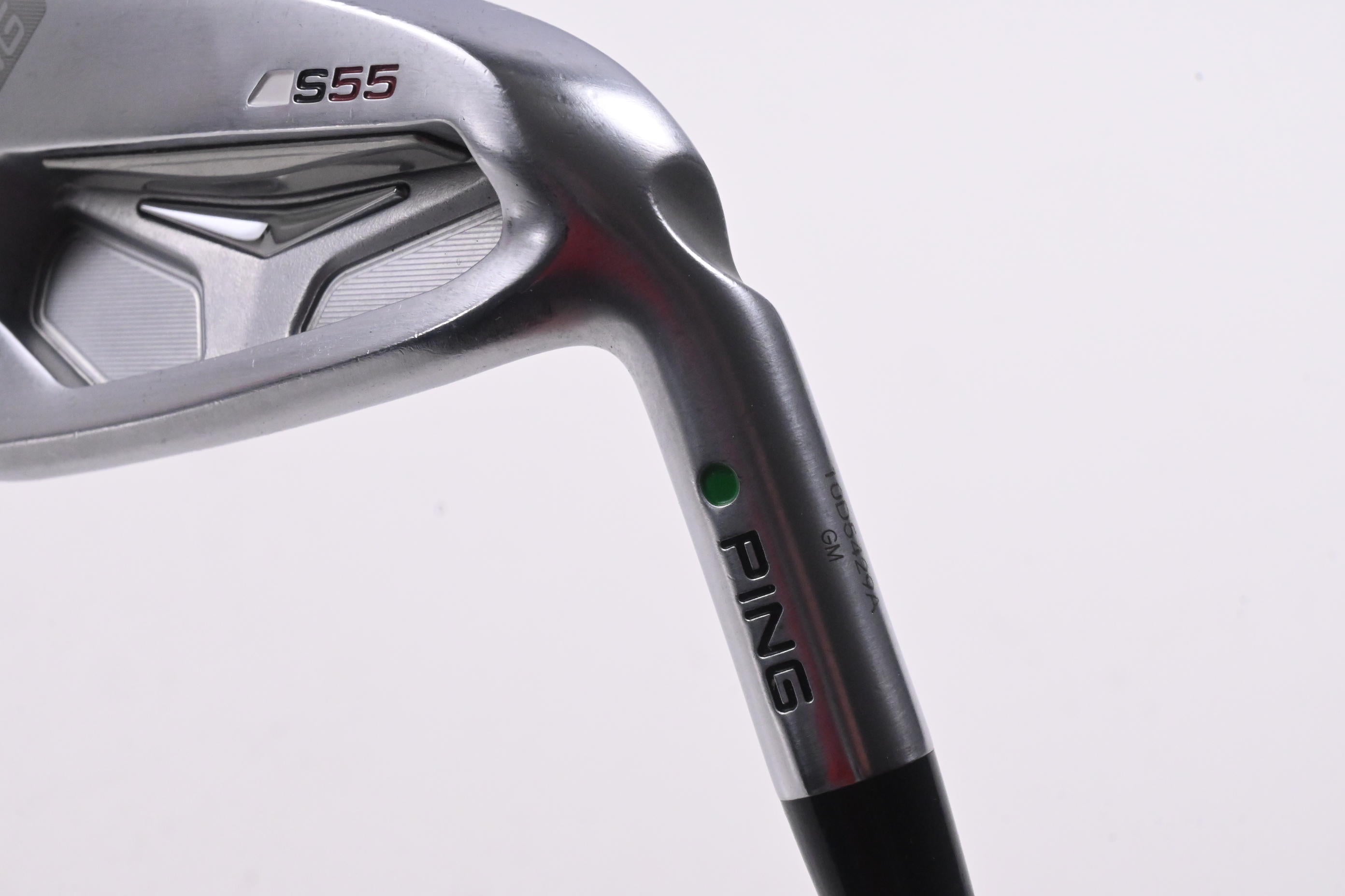 Ping S55 #6 Iron / Green Dot / X-Flex KBS Tour C-Taper 130 Shafts