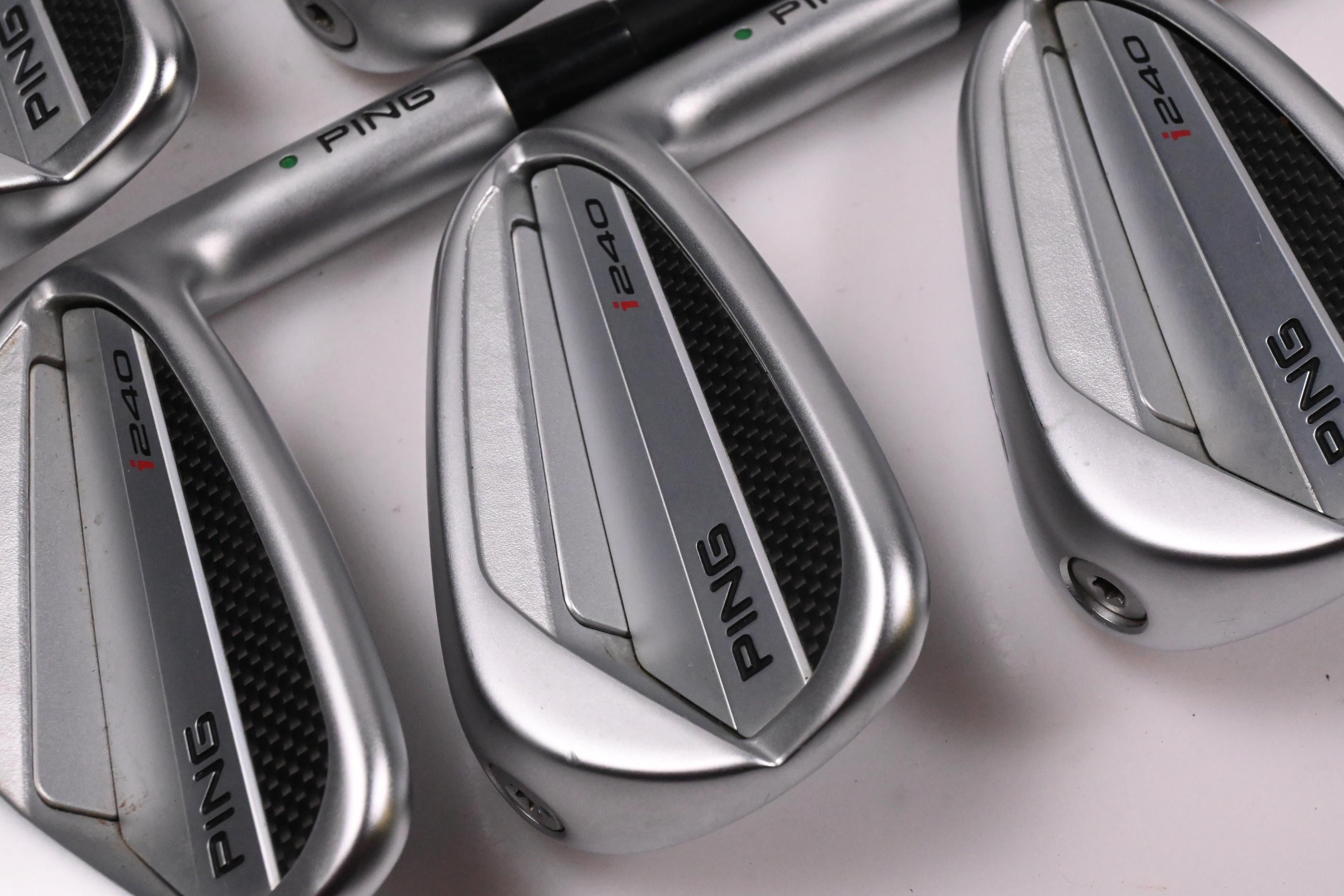 Ping I240 Irons / 6-PW / Green Dot / Regular Flex Ping Alta CB Blue Shafts