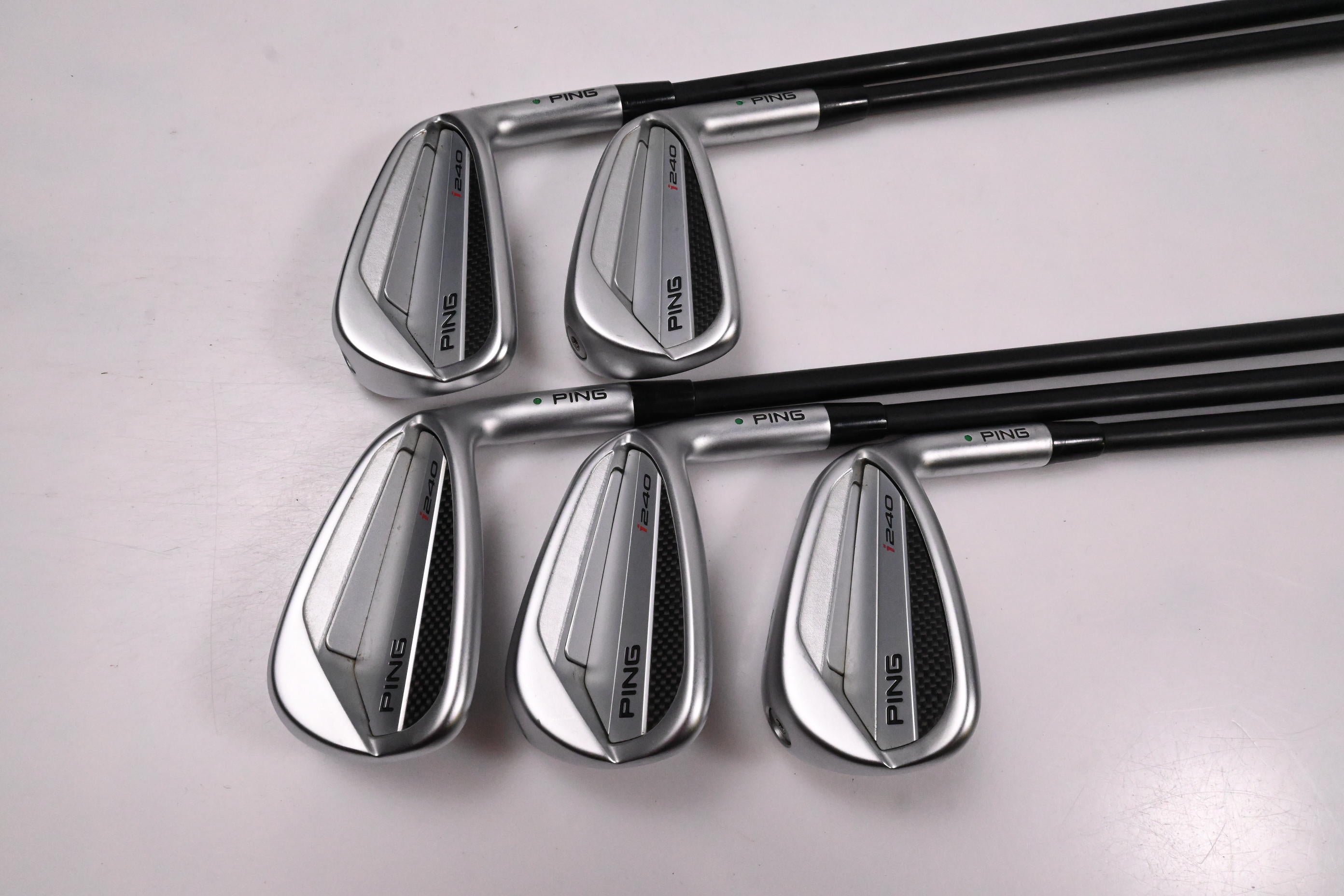 Ping I240 Irons / 6-PW / Green Dot / Regular Flex Ping Alta CB Blue Shafts