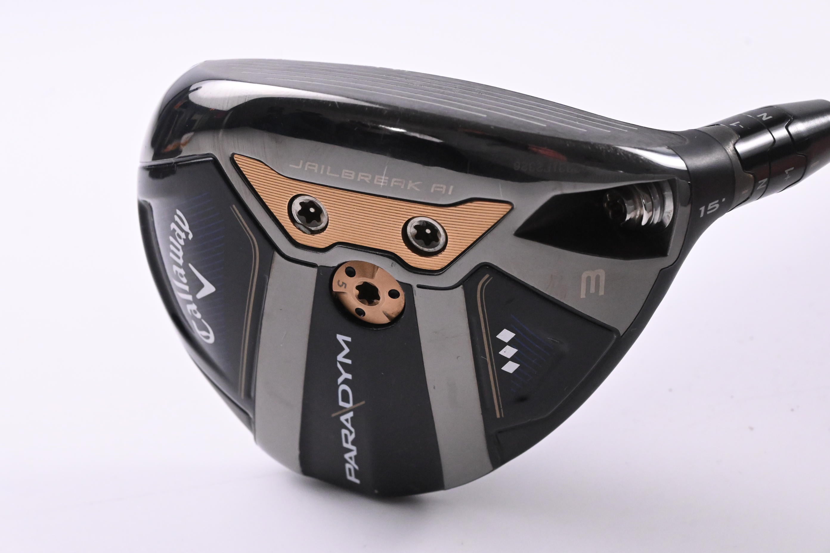 Callaway Paradym Triple Diamond #3 Wood / 15 Degree / Stiff Flex HZRDUS Black 70