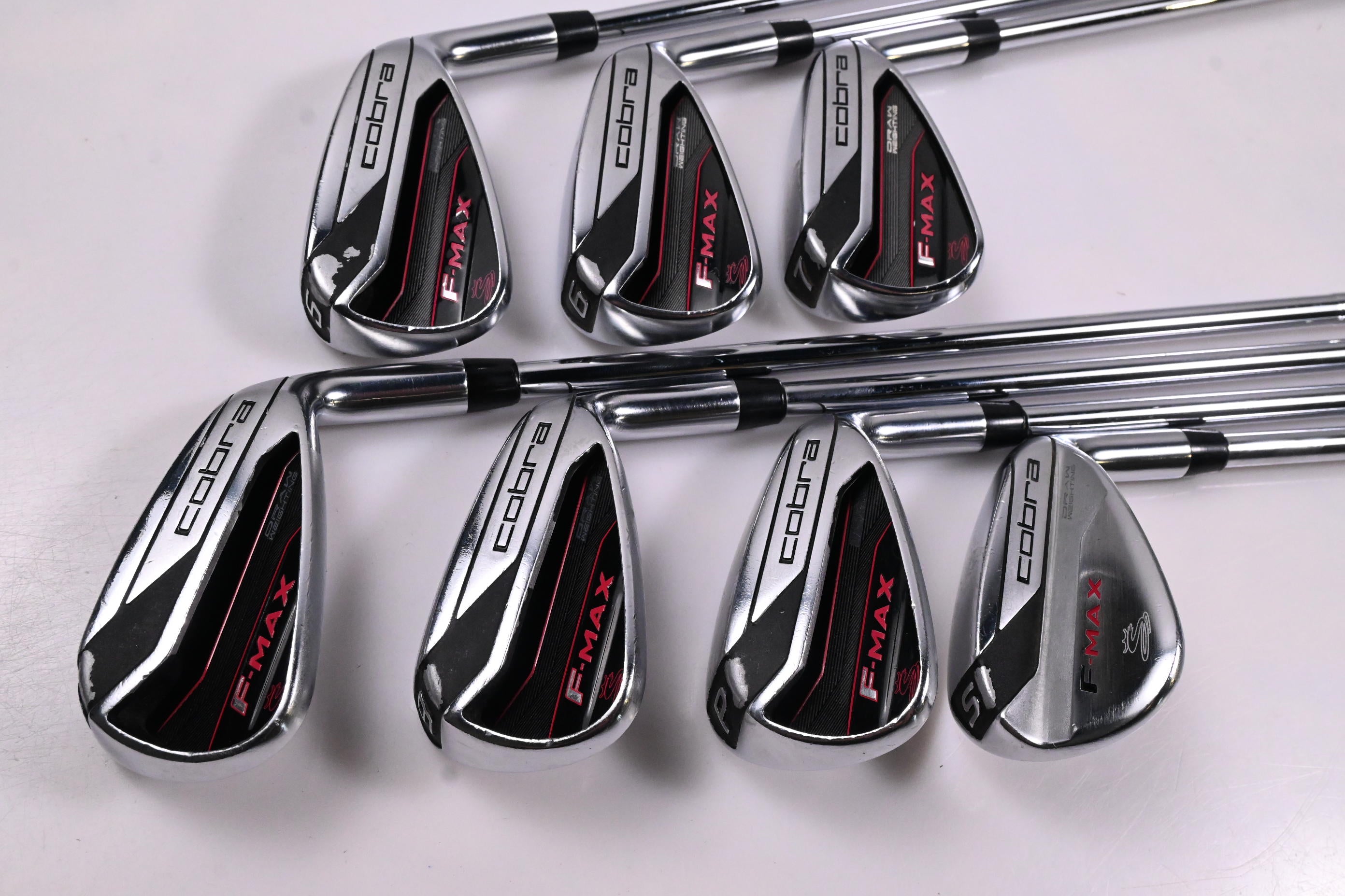 Cobra F-Max Superlite Irons / 5-PW+SW / Regular Flex SuperLight Shafts
