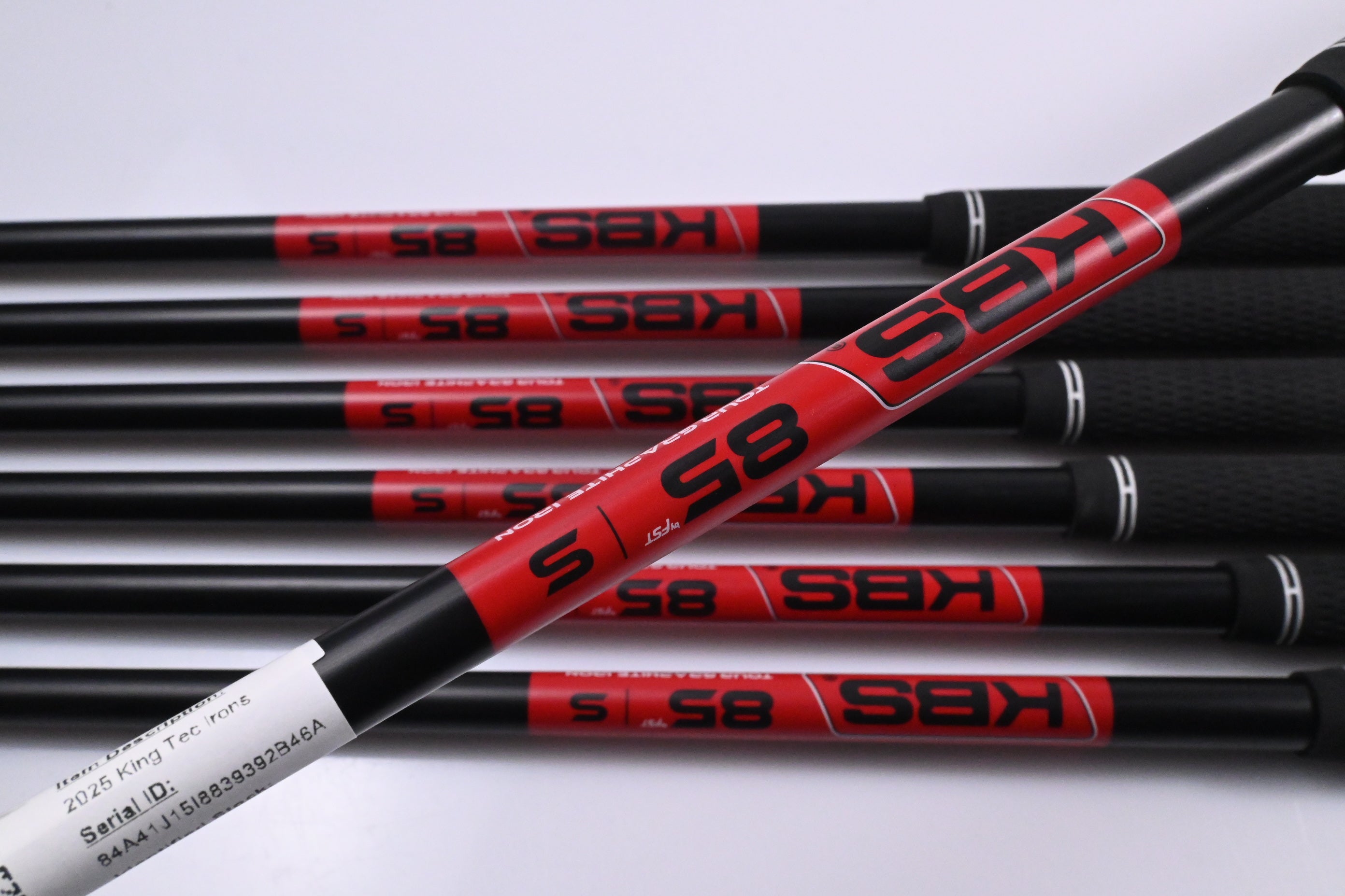 Cobra 2025 King Tec Irons / 4-PW / Stiff Flex KBS Tour Graphite Iron 85 Shafts