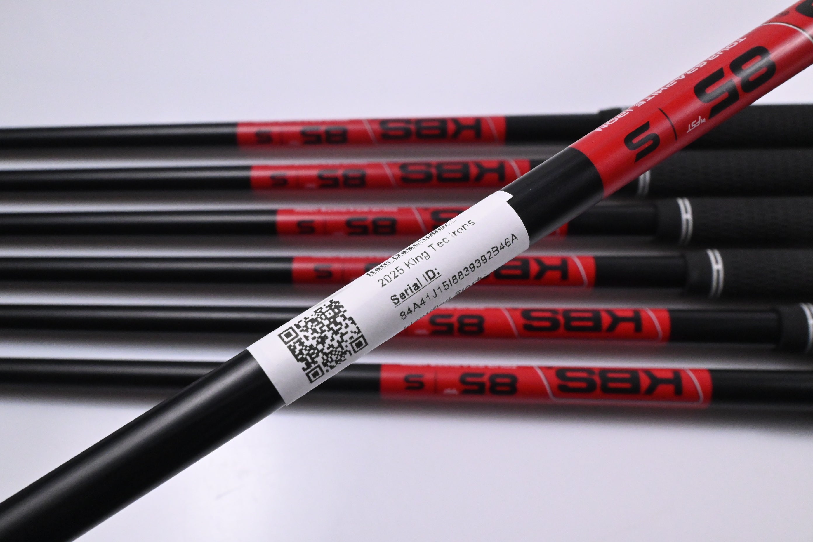 Cobra 2025 King Tec Irons / 4-PW / Stiff Flex KBS Tour Graphite Iron 85 Shafts