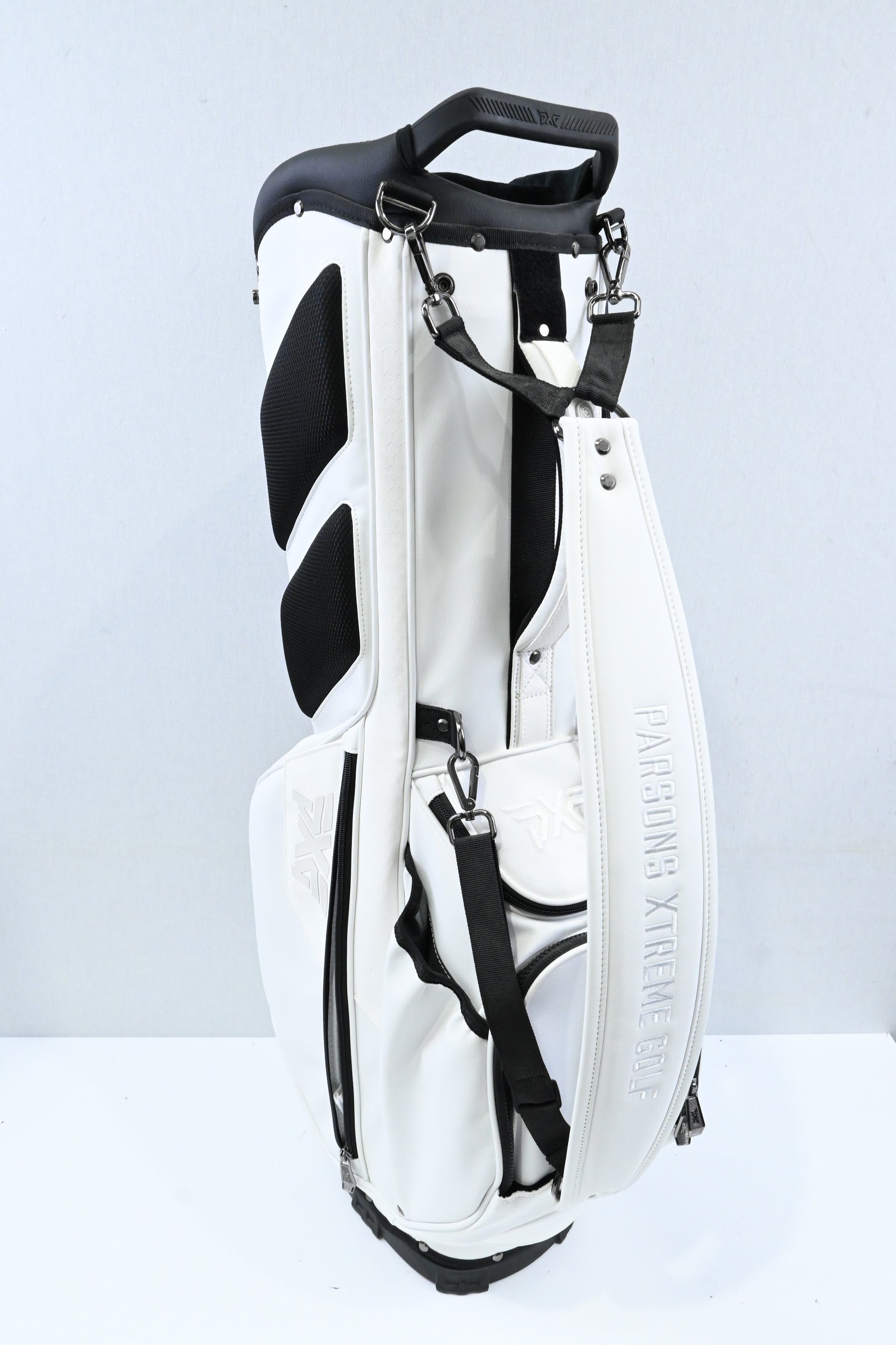 PXG Deluxe White Stand Bag / 4-Way Divider / White