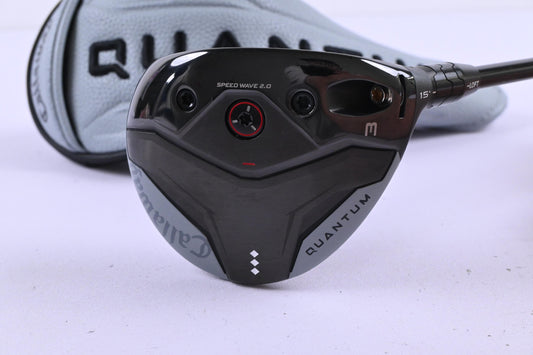 Callaway Quantum Triple Diamond #3 Wood / 15 Degree / X-Flex Ventus Black 7