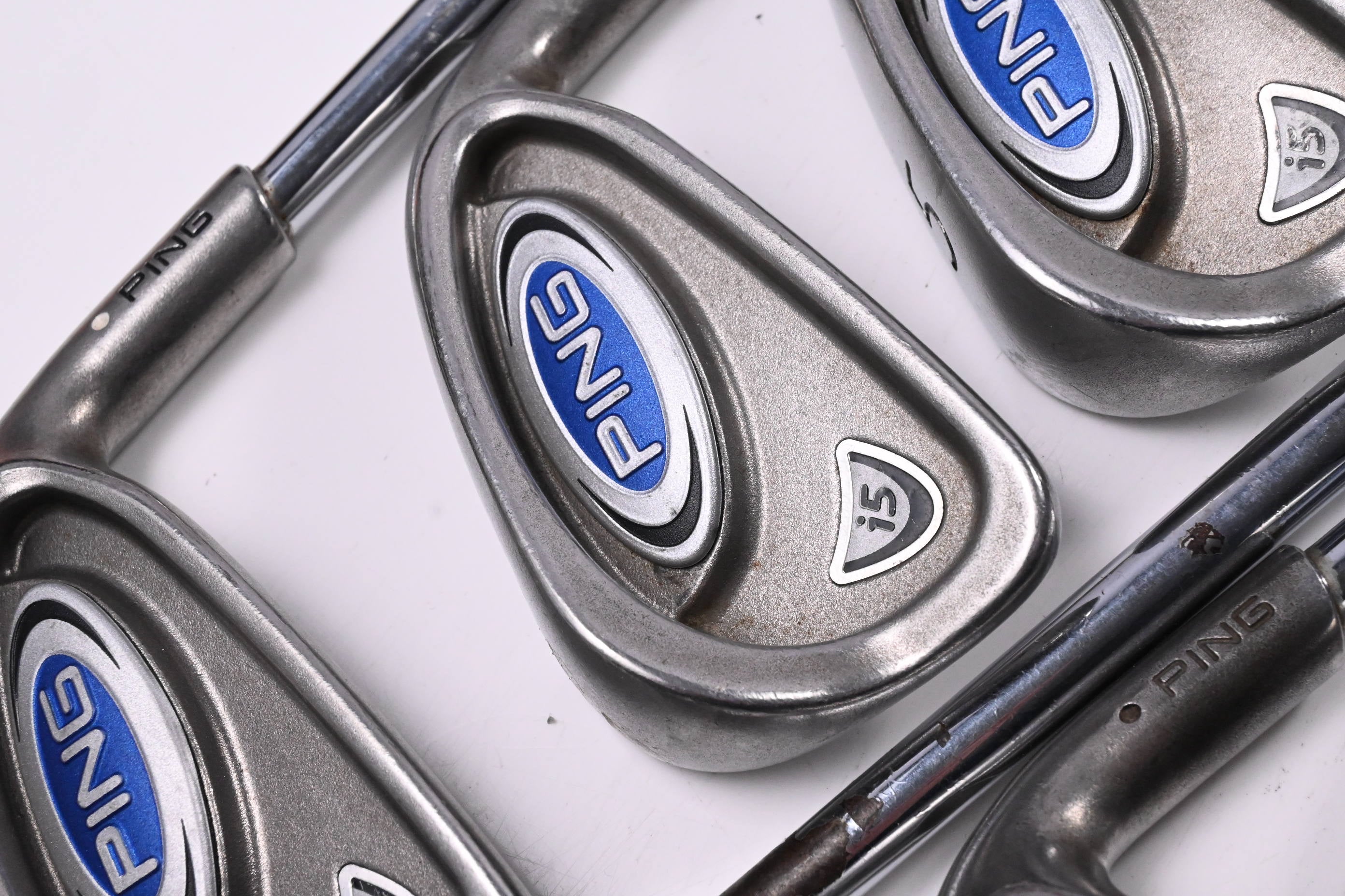 Ping i5 Irons / 3-PW / White Dot / Stiff Flex Ping Shafts