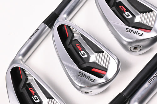Ping G410 Irons / 4-PW+UW / Silver Dot / Regular Flex Ping ALTA CB Red AWT