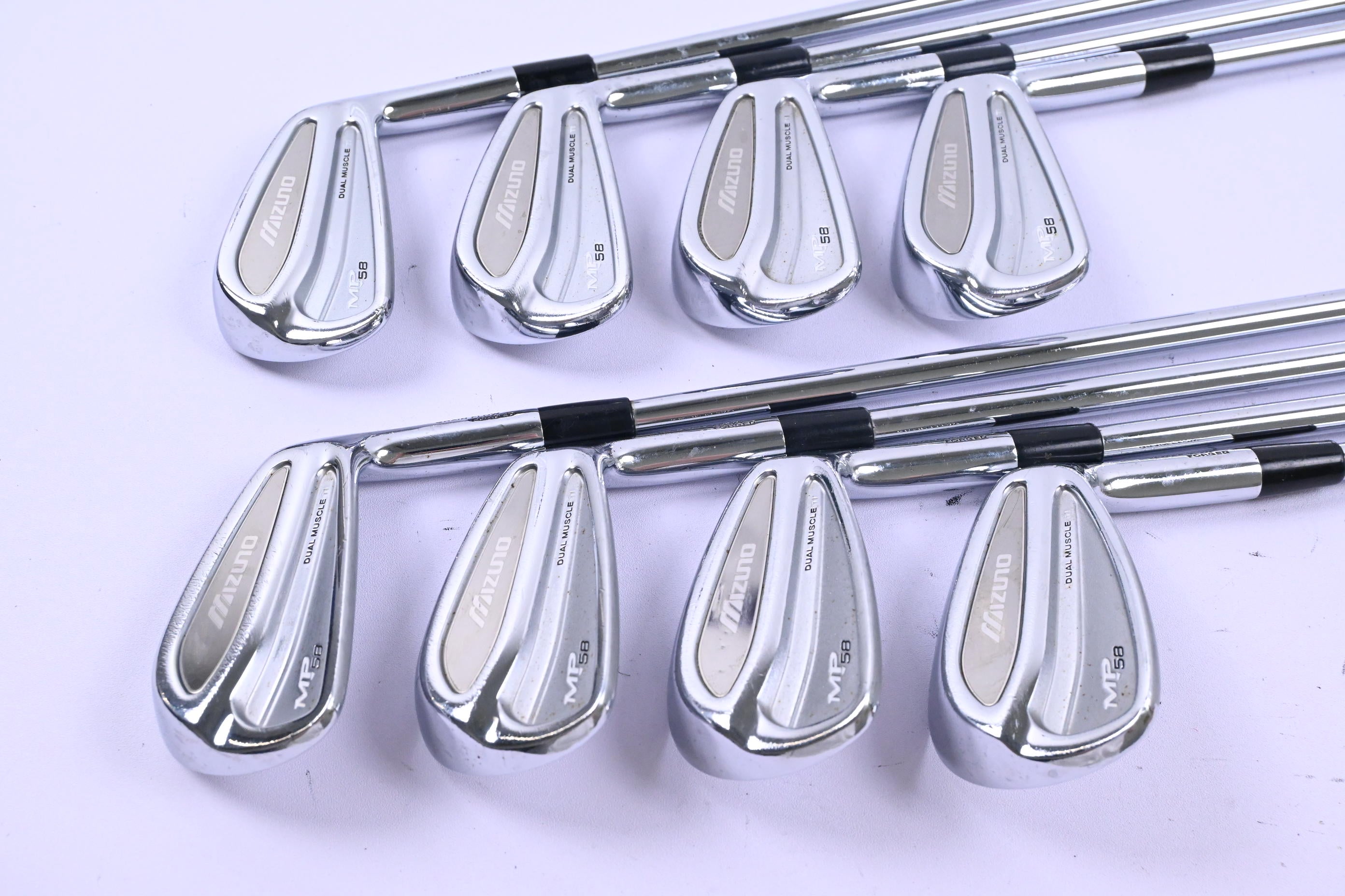 Mizuno MP-58 Irons / 3-PW / Regular Flex Dynamic Gold R300 Shafts