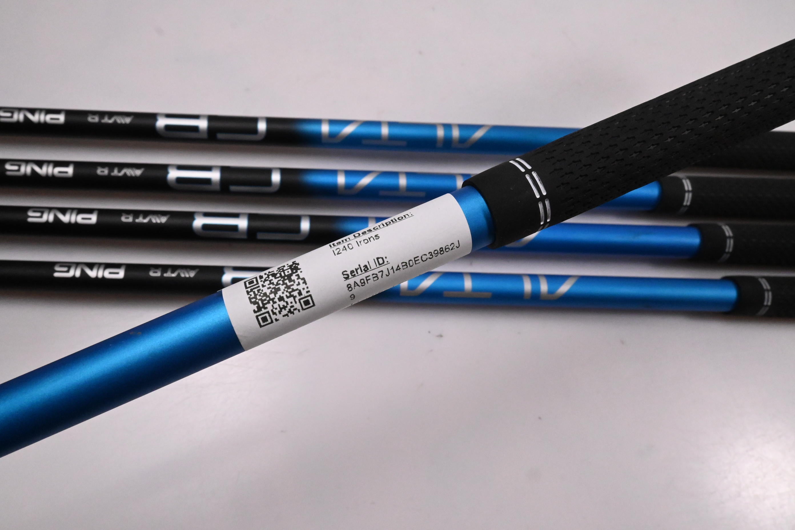 Ping I240 Irons / 6-PW / Green Dot / Regular Flex Ping Alta CB Blue Shafts