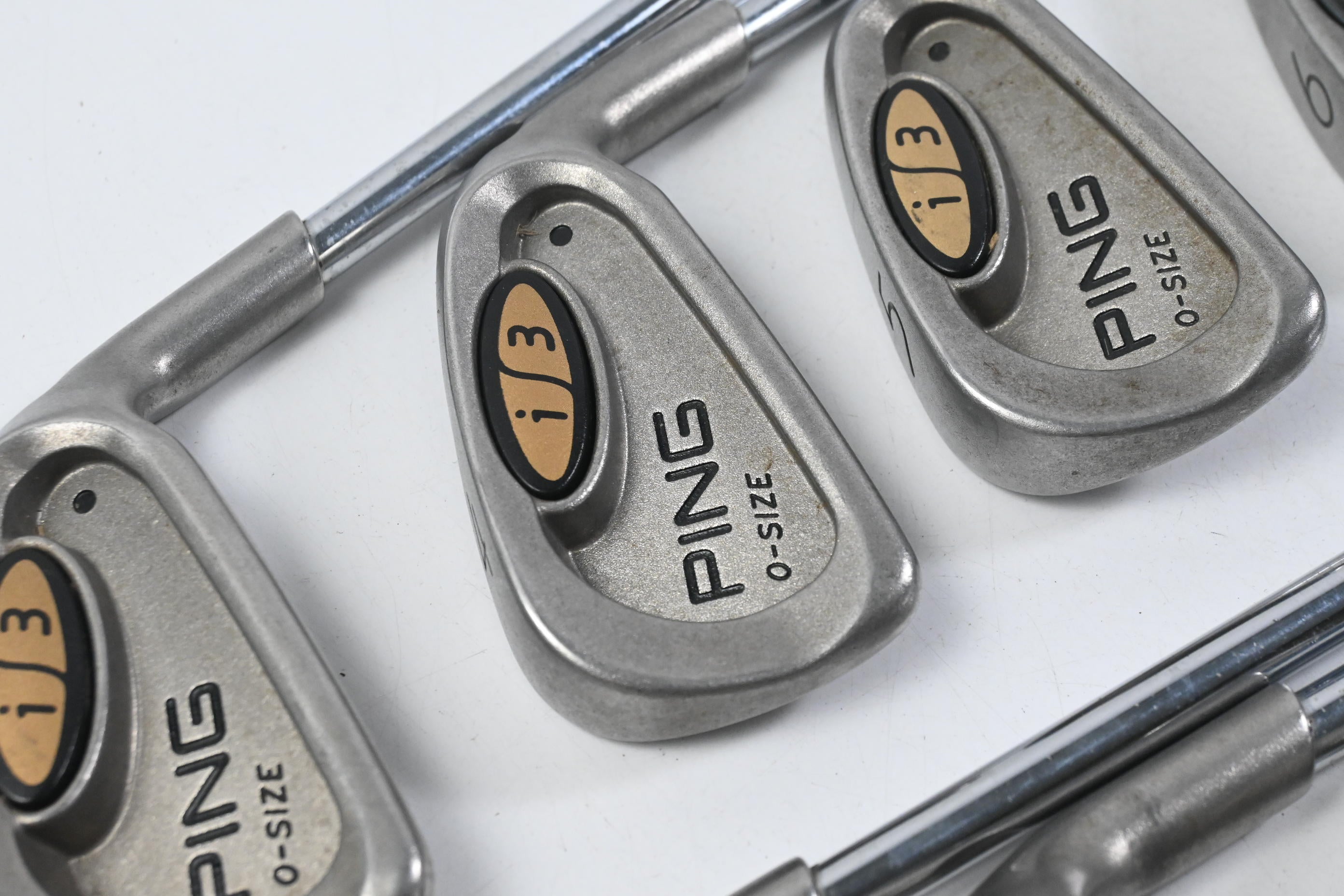 Ping i3 O-Size Irons / 3-PW / Black Dot / Stiff Cushin JZ Shafts