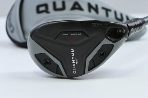 Callaway Quantum Max #4 Hybrid / 21 Degree / Regular Flex Denali Frost Silver 60