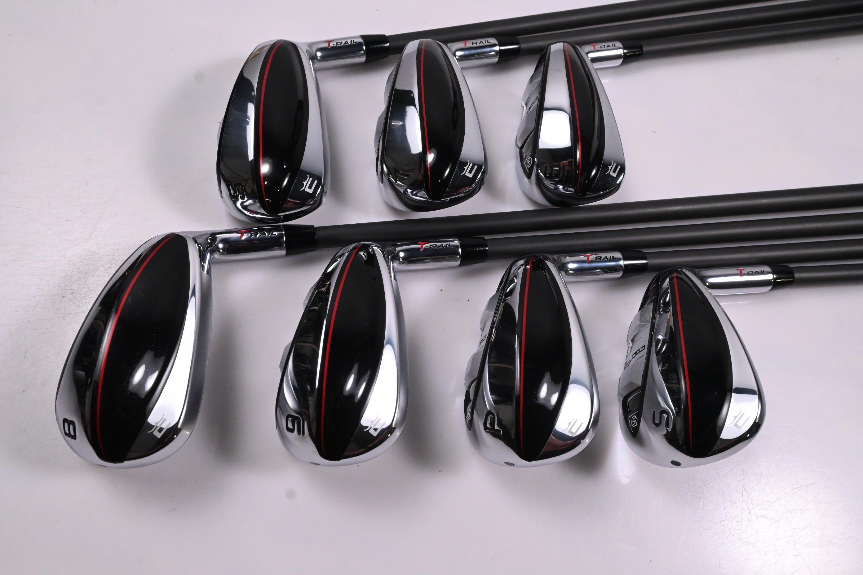 Cobra T-Rail 2023 Irons / 5-PW+SW / Regular Flex Cobra UltraLite 50 Shafts