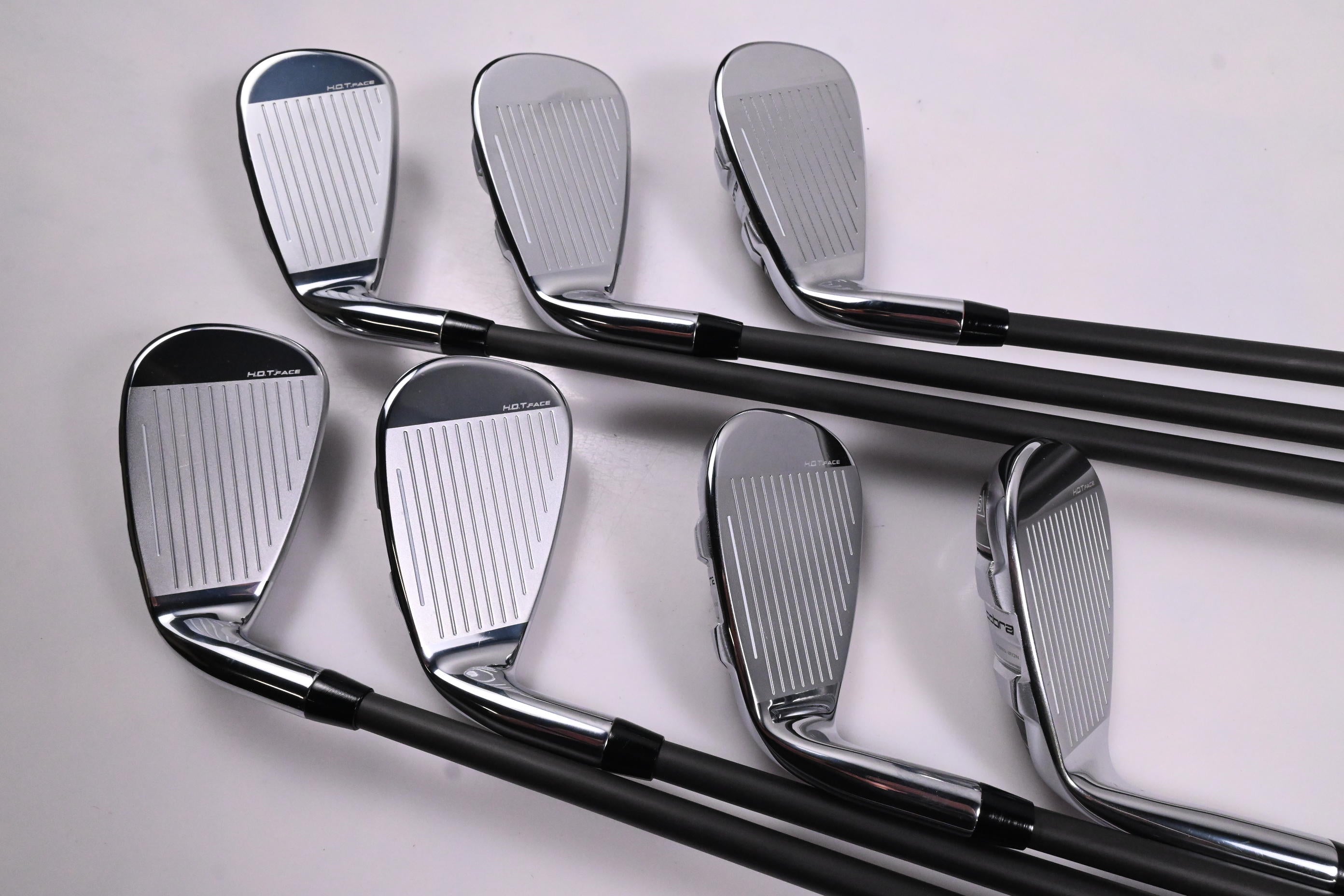 Cobra T-Rail 2023 Irons / 5-PW+SW / Regular Flex Cobra UltraLite 50 Shafts