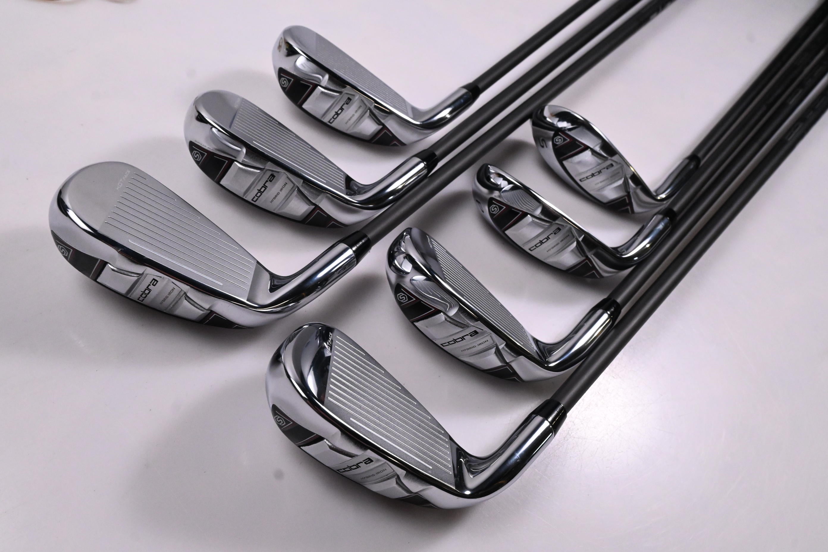 Cobra T-Rail 2023 Irons / 5-PW+SW / Regular Flex Cobra UltraLite 50 Shafts