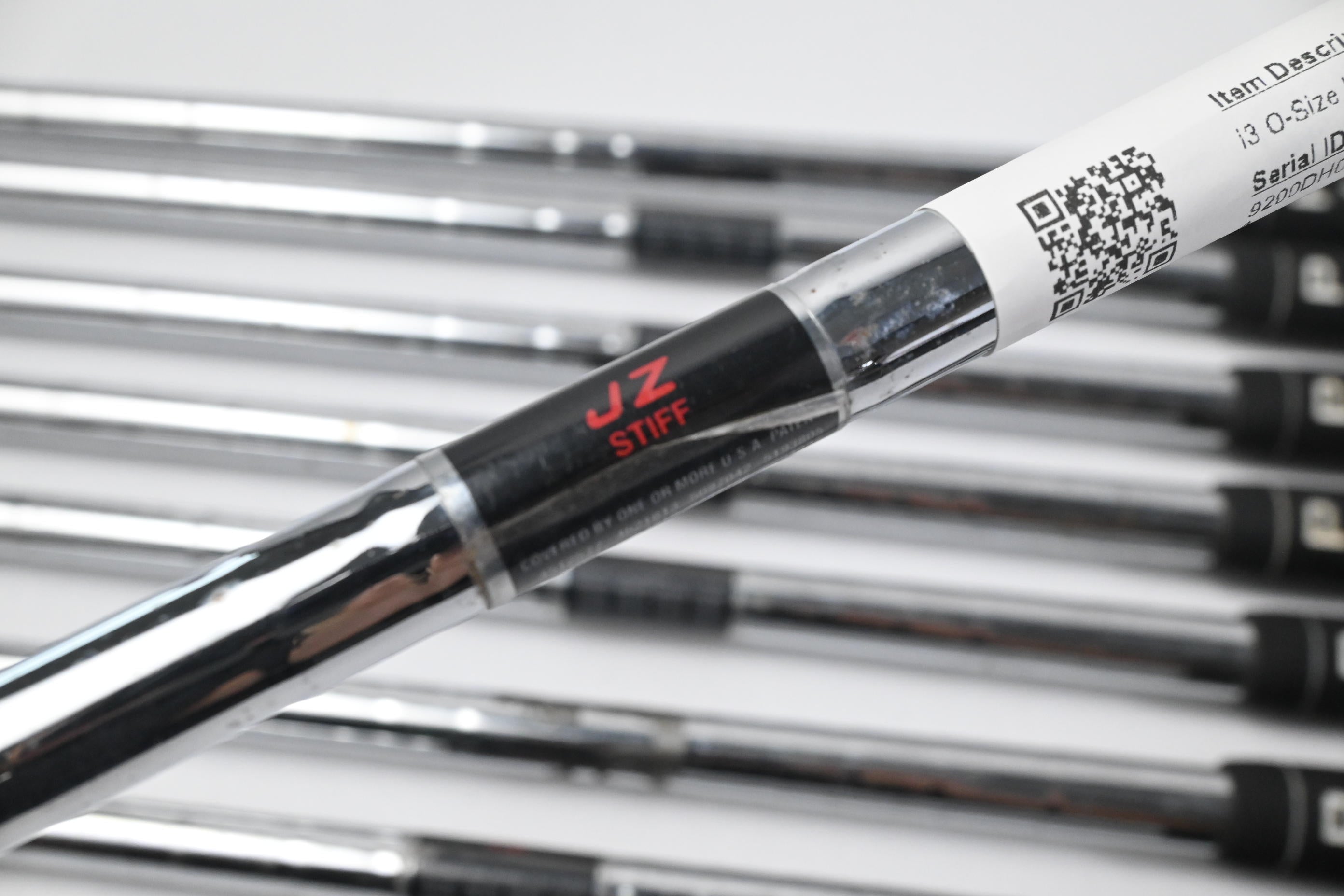 Ping i3 O-Size Irons / 3-PW / Black Dot / Stiff Cushin JZ Shafts