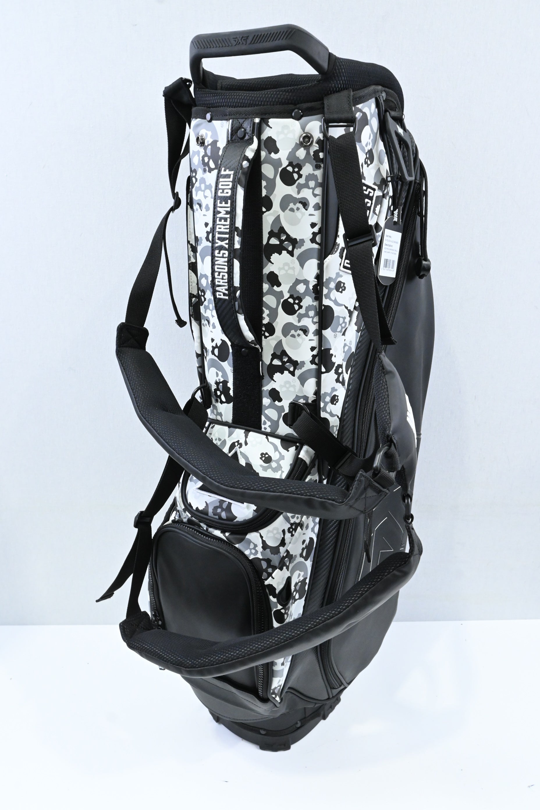 PXG Darkness Skull Camo 2023 Stand Bag / 4-Way Divider / Black, Grey, White