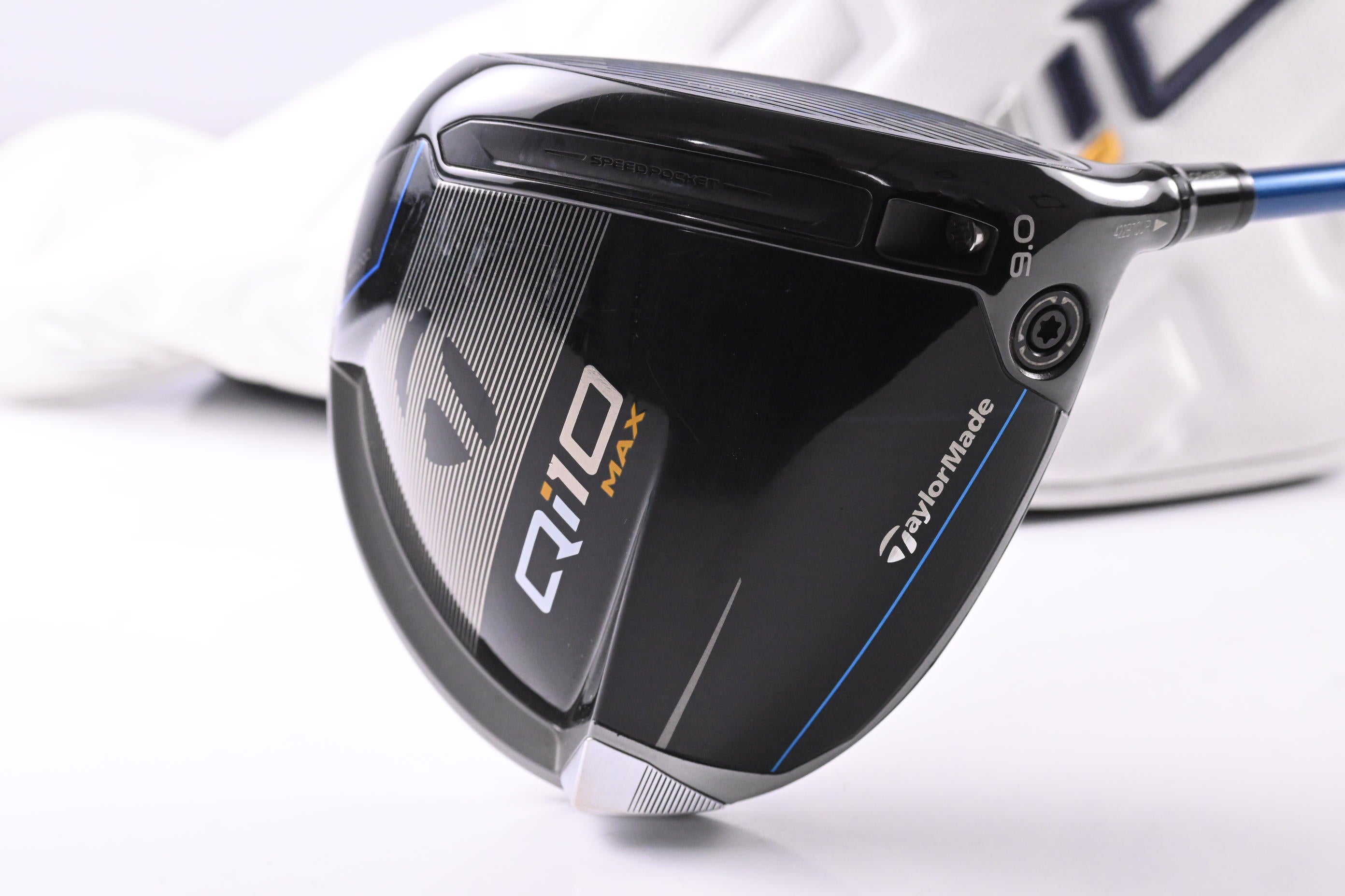 Taylormade Qi10 Max Driver / 9 Degree / Regular Flex Evenflow Riptide CB Blue 60