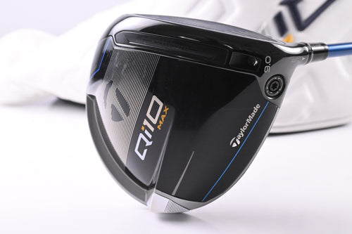 Taylormade Qi10 Max Driver / 9 Degree / Regular Flex Evenflow Riptide CB Blue 60