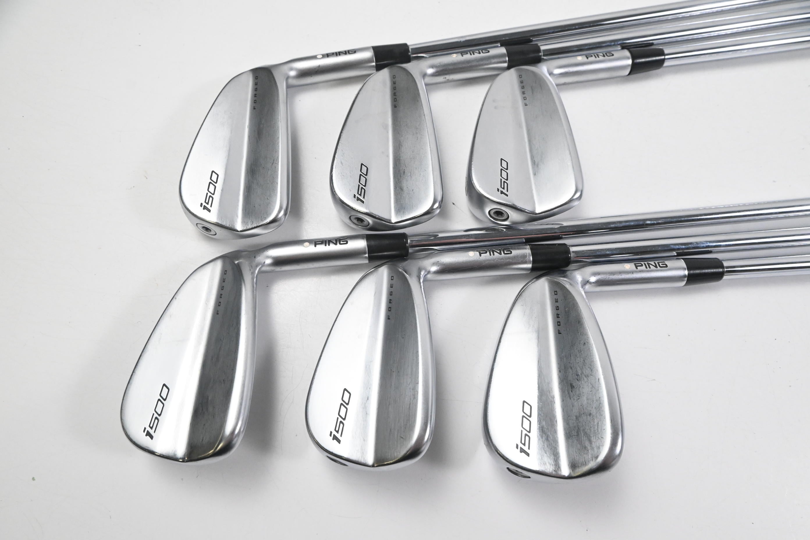 Ping i500 Irons / 5-PW / White Dot / Regular Flex Ping AWT 2.0 Shafts