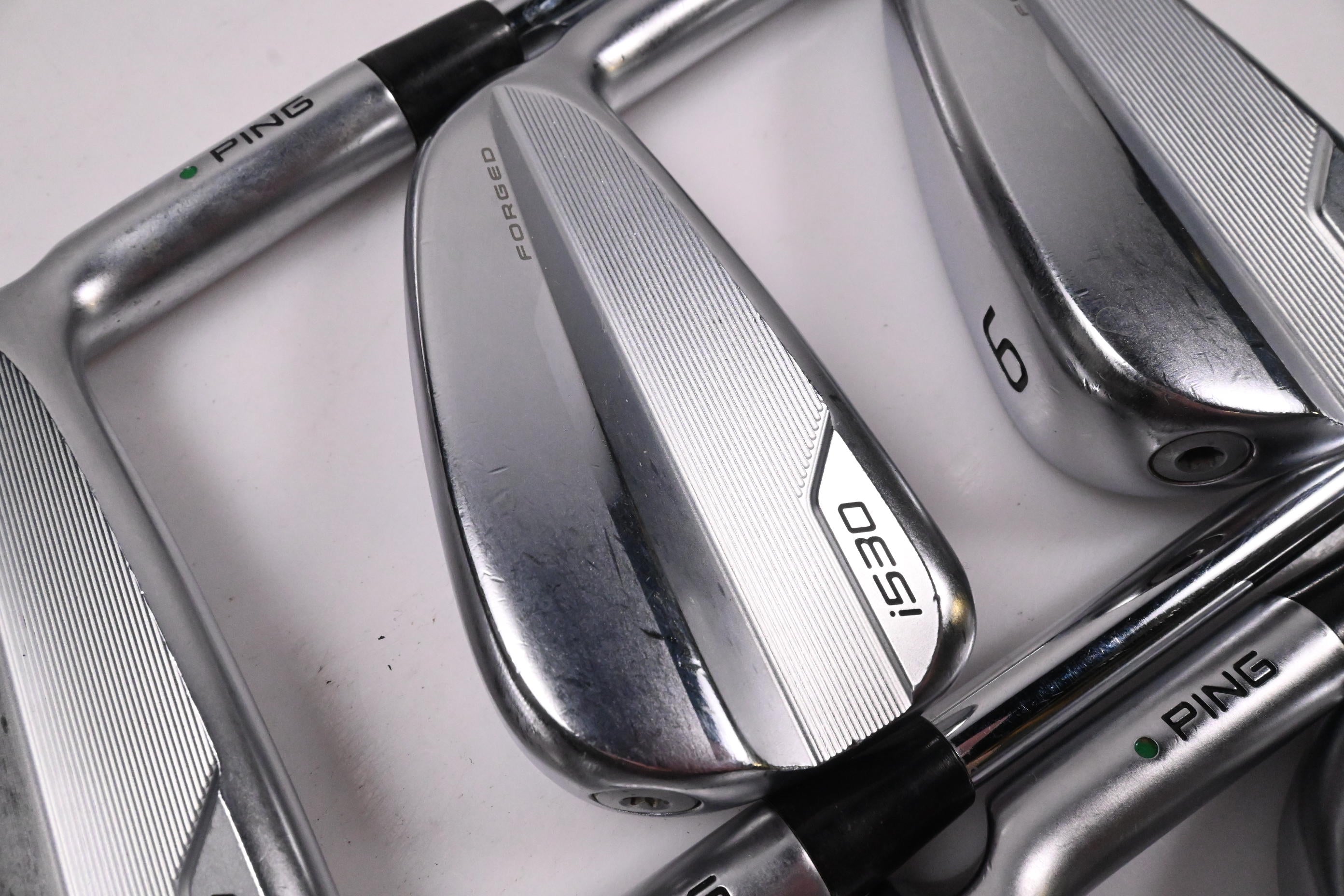 Ping i530 Irons / 4-PW / Green Dot / X-Flex Dynamic Gold Mid 115 X100 Shafts